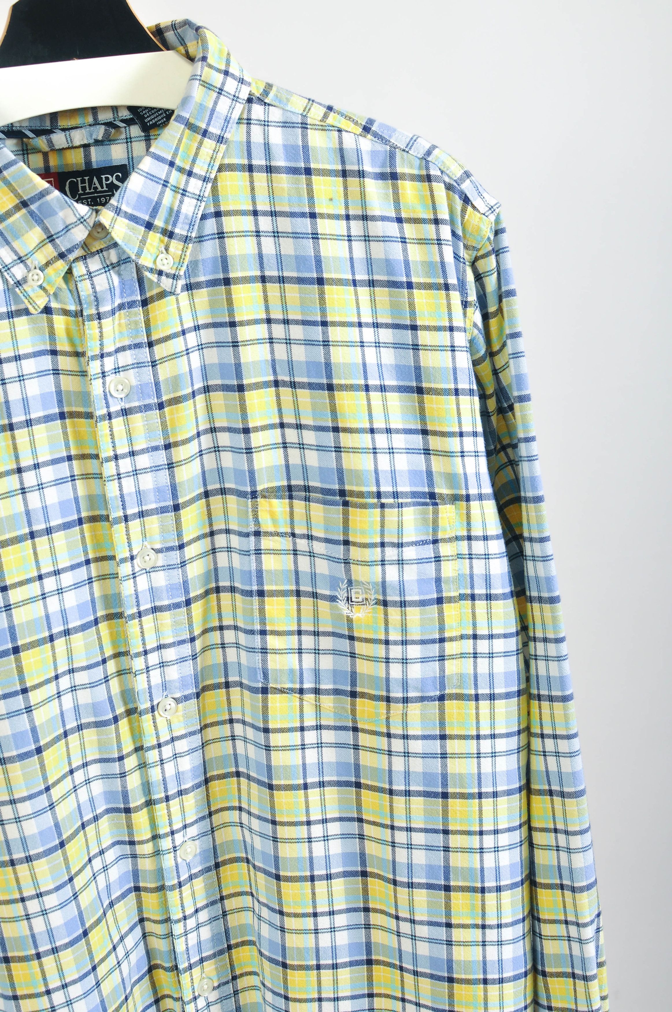 Chaps Checkered long sleeve shirt Size US XL / EU 56 / 4 - 2 Thumbnail