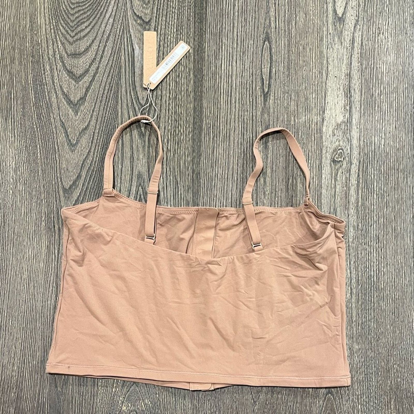 SKIMS NWT Skims Fits Everybody Adaptive Cami Crop Top Sienna 3X Size 3XL / US 20-22 - 2 Thumbnail