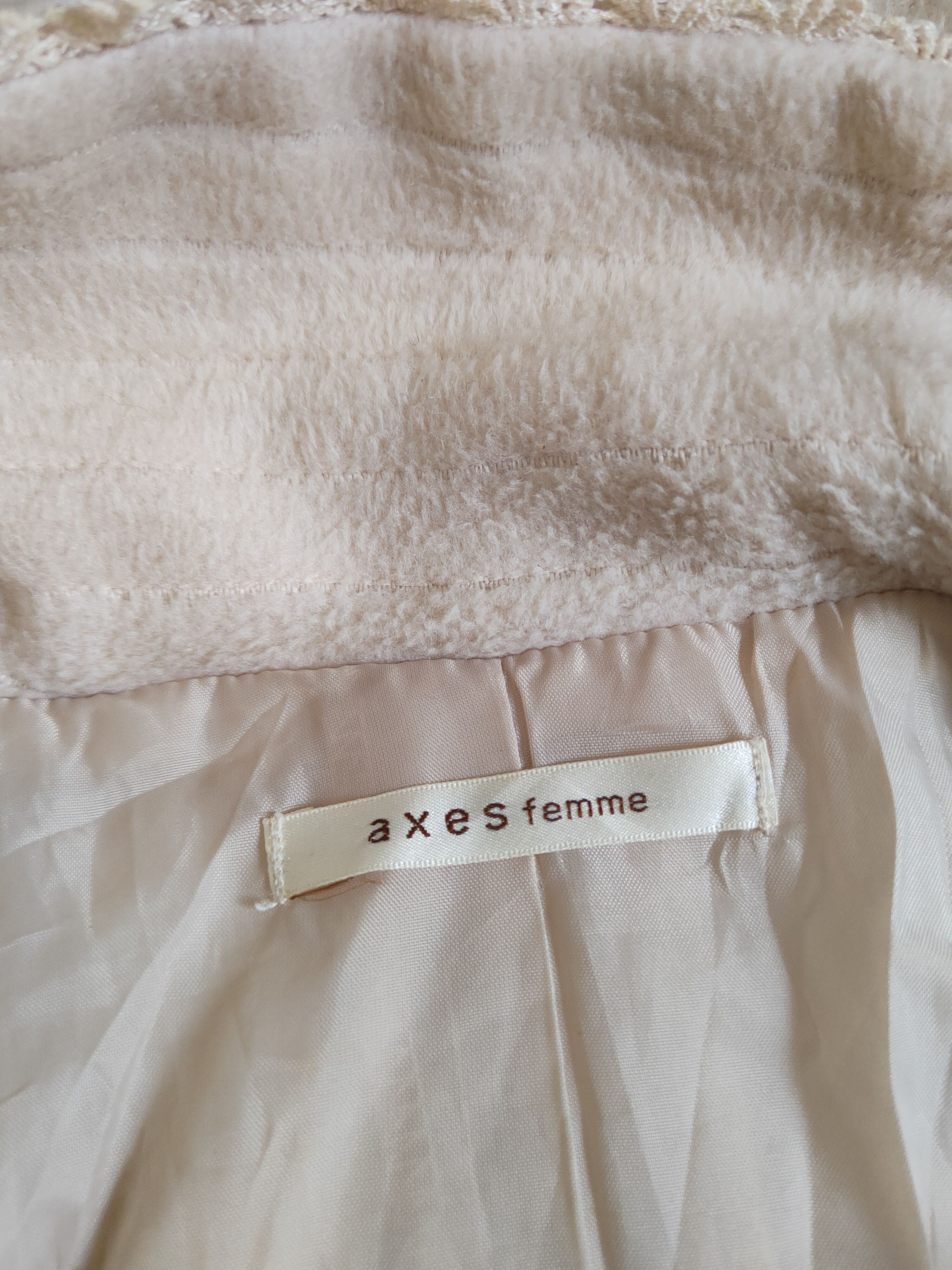 Other Avant garde fashion by Axes Femme Cream Coats Size L / US 10 / IT 46 - 14 Thumbnail