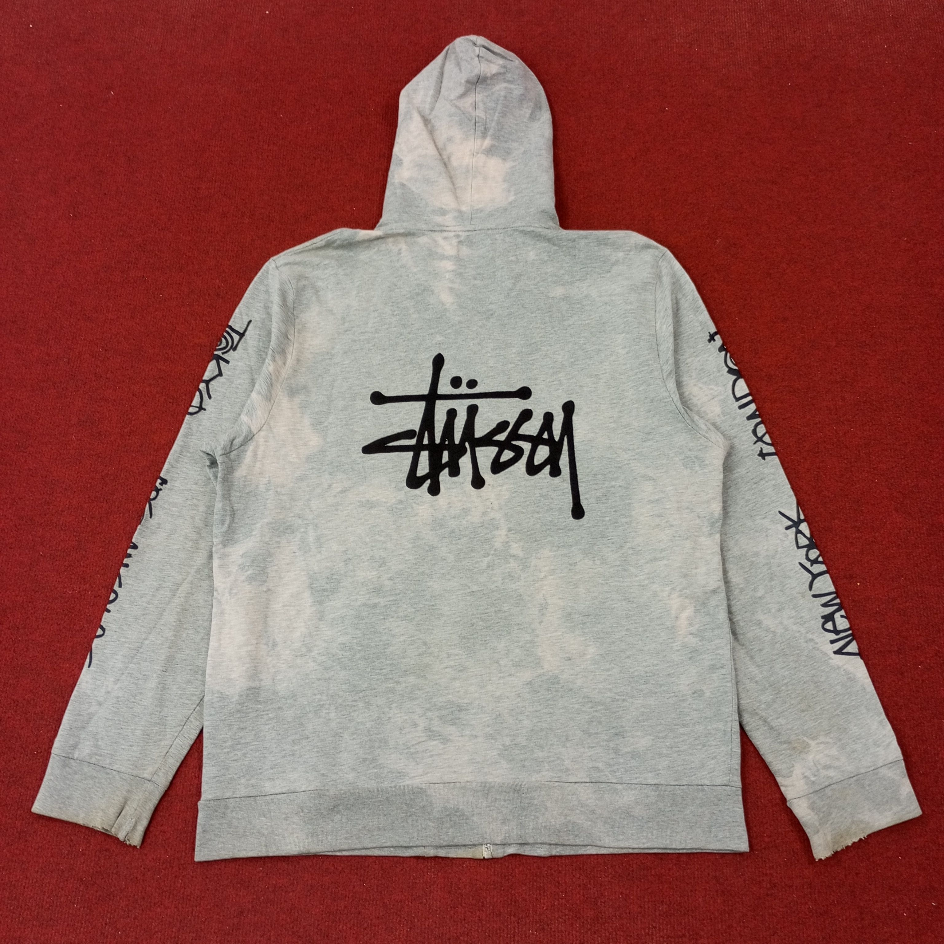 Stussy Stussy Streetwear Custom Art Zipper Hoodies c216n13 Size US M / EU 48-50 / 2 - 1 Thumbnail
