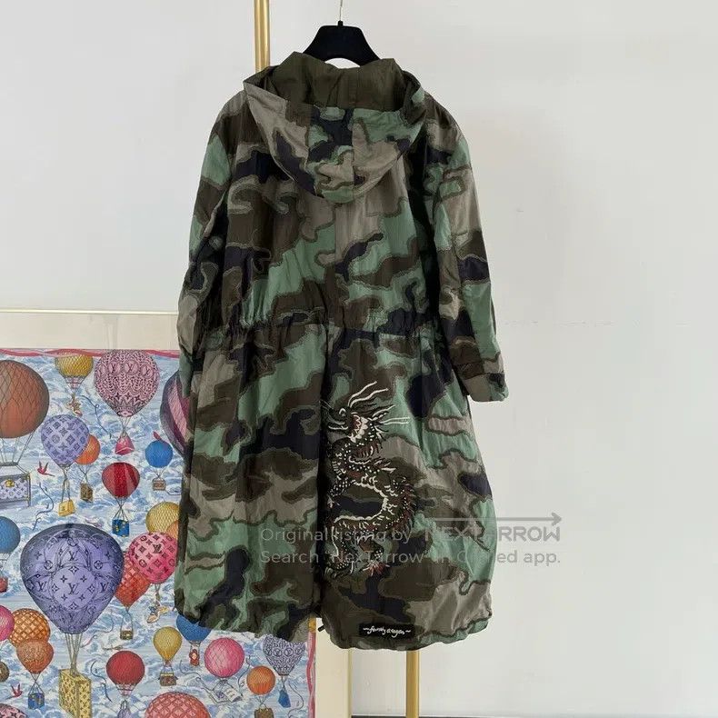Valentino Valentino Camouflage embroidered jacket Size S / US 4 / IT 40 - 2 Thumbnail