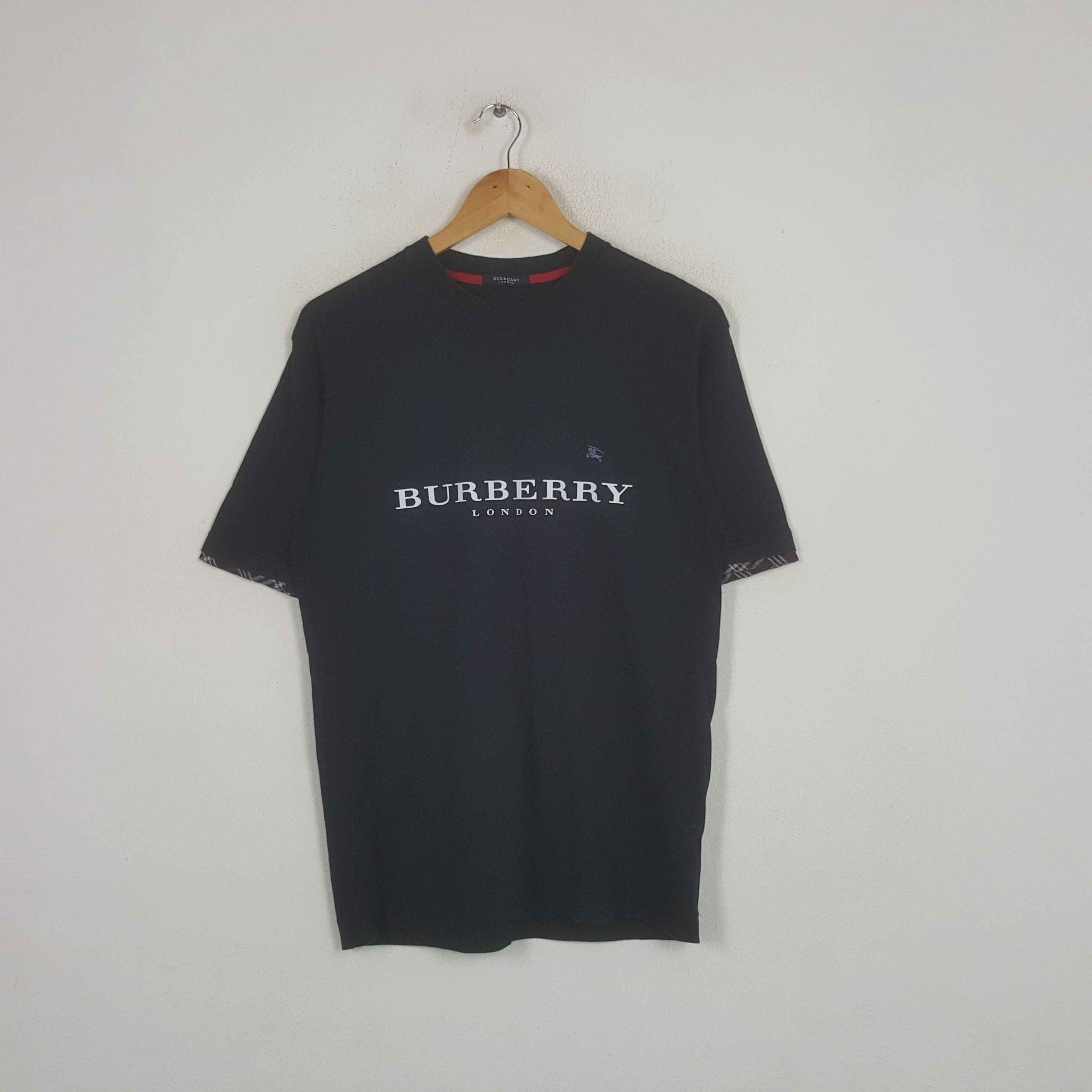 Burberry × Vintage Vintage Burberry London Luxury Brand Custom Art Tshirt Size US M / EU 48-50 / 2 - 1 Thumbnail