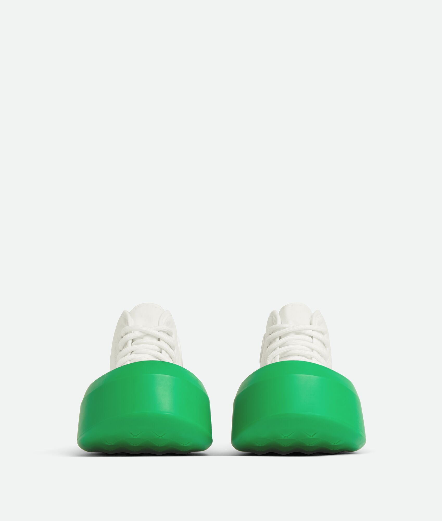 Bottega Veneta o1bcso1str0925 Jumbo Sneakers in Optic White/Parakeet Size US 13 / EU 46 - 2 Thumbnail