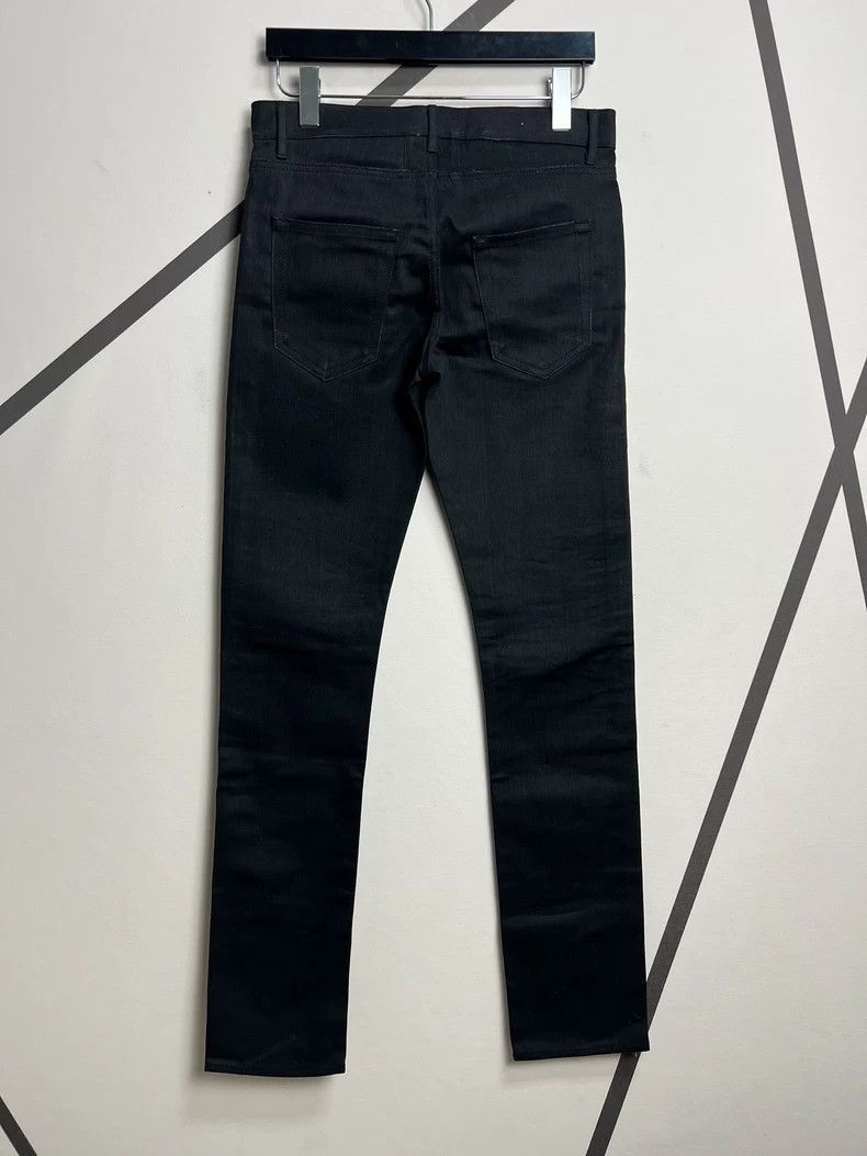 Saint Laurent Paris Saint Laurent Paris Saint Laurent Black Distressed Denim P Size US 29 - 2 Thumbnail
