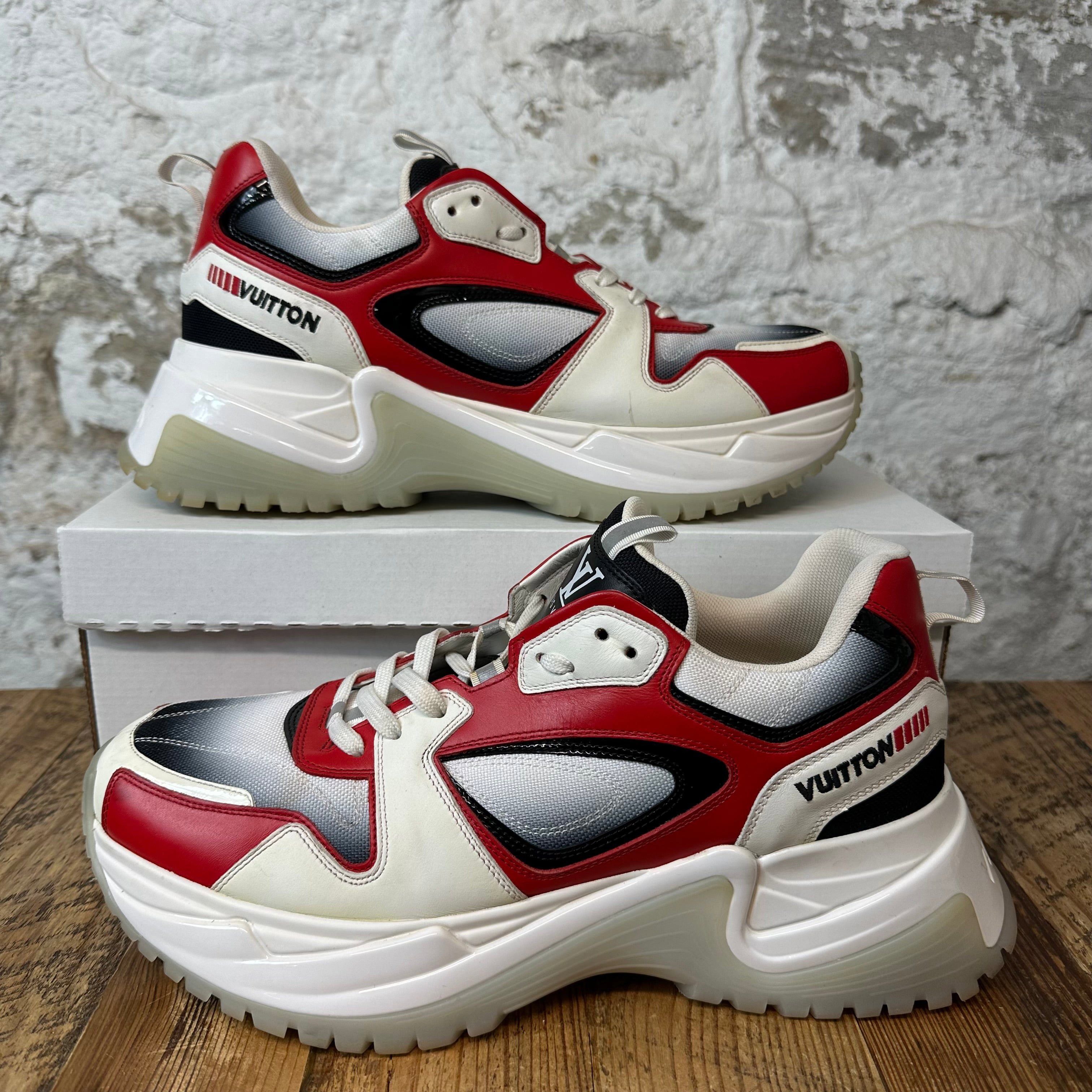 Louis Vuitton Louis Vuitton Red Black White Pulse Sneaker Sz 10 (8.5LV) Size US 10 / EU 43 - 1 Thumbnail
