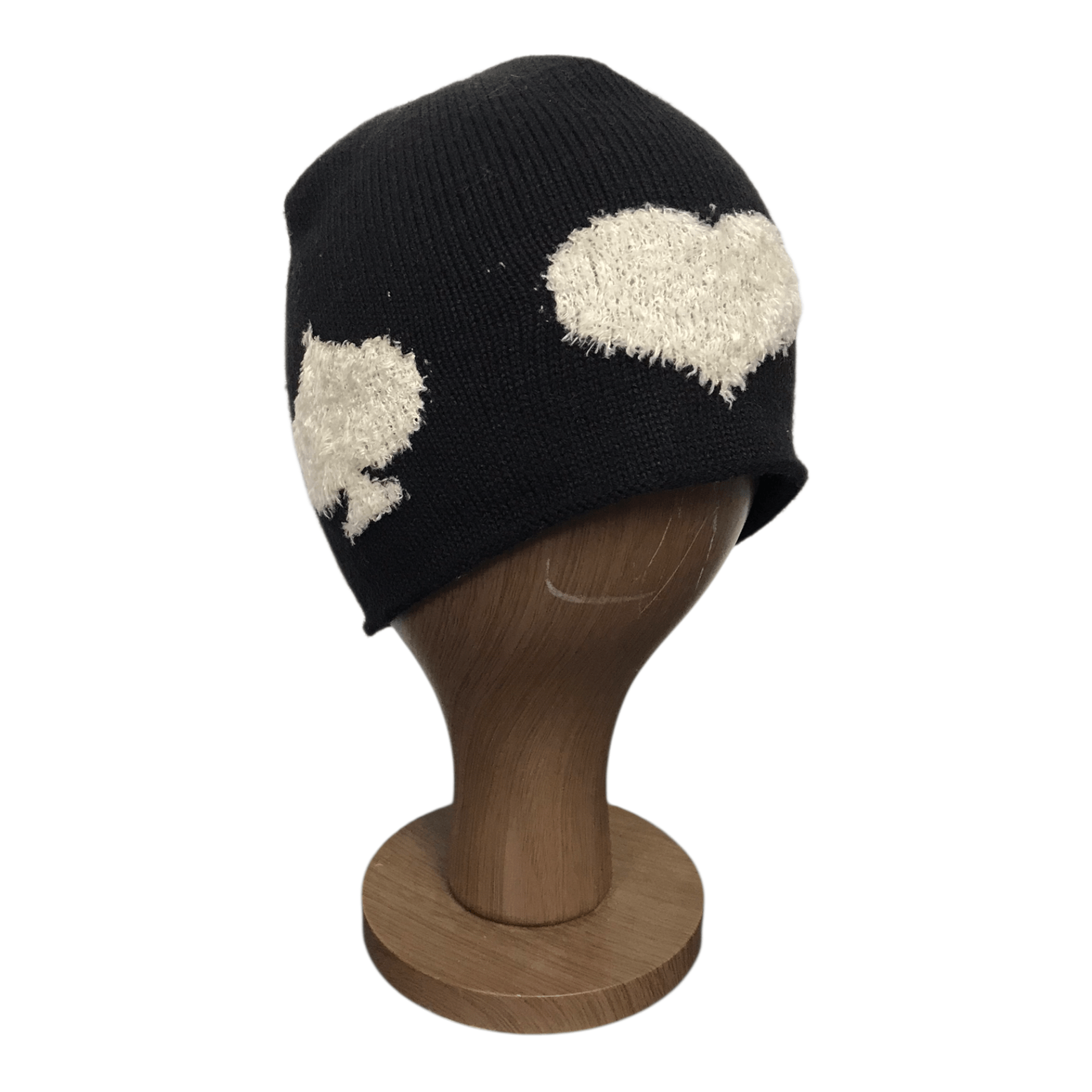 Hysteric Glamour × Japanese Brand Japanese Royal Black Distress Beanie Size ONE SIZE - 1 Thumbnail