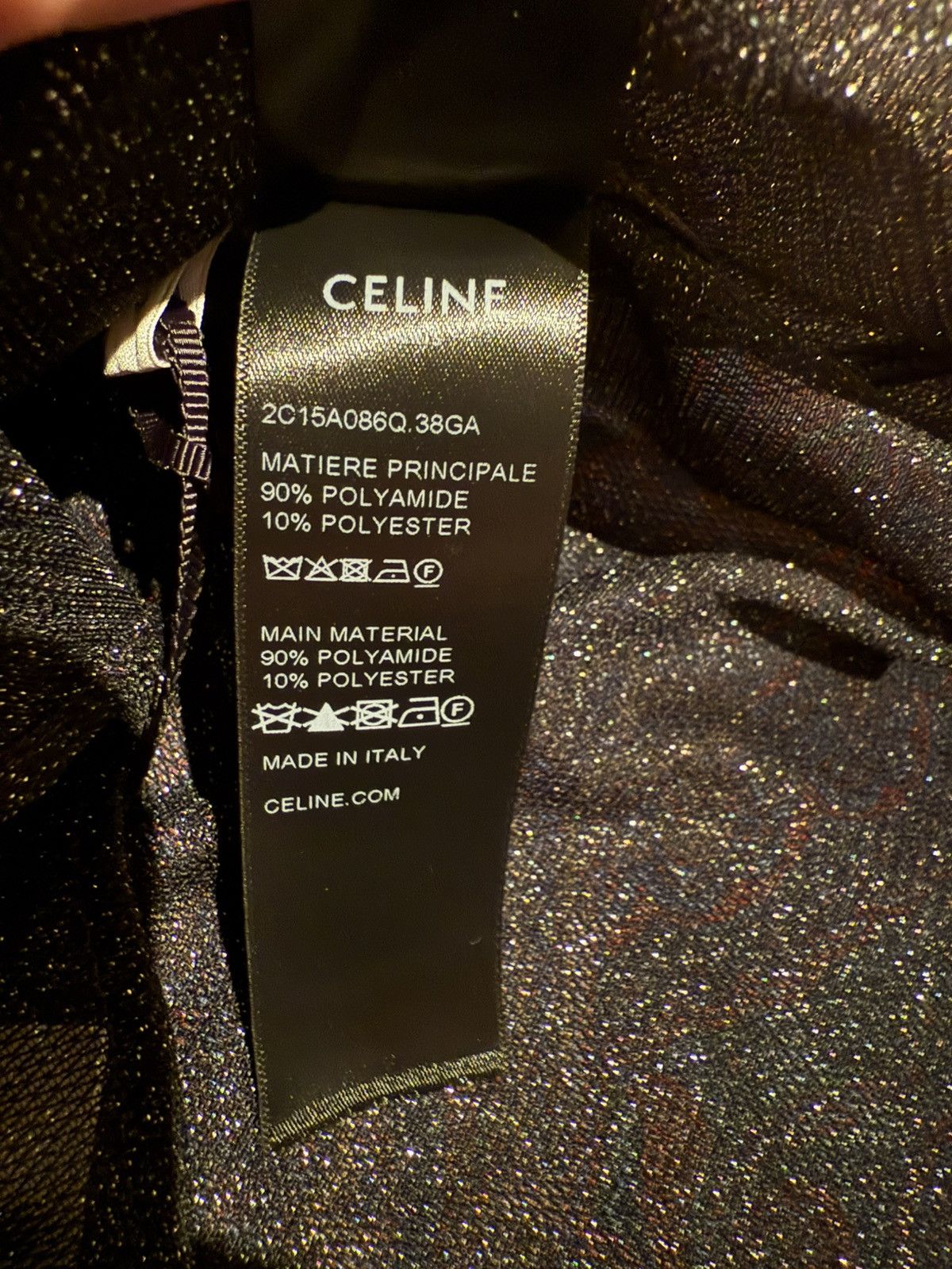 Celine $1.2k Celine Loose Carnaby shirt in lurex mesh Hedi 38 M Size US M / EU 48-50 / 2 - 22 Thumbnail