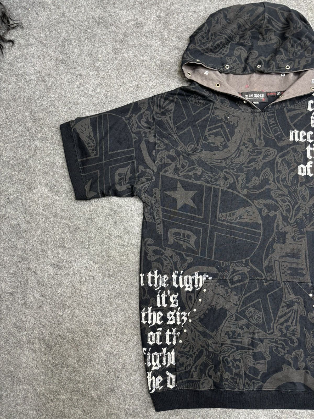 Seditionaries 💥Punk Style💥Rare Dig Deep Full Print Hoodie Shirt F594 Size US M / EU 48-50 / 2 - 6 Thumbnail