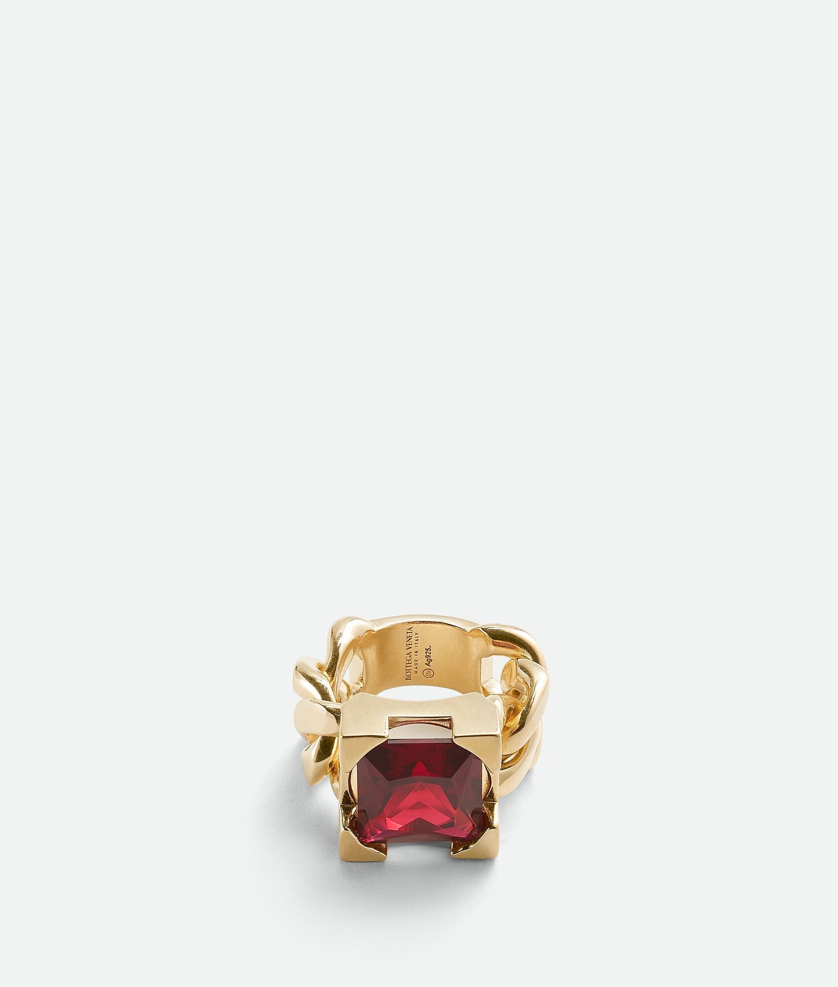 Bottega Veneta o1bcso1str0725 Size: 13 / Chains Ring in Gold Size ONE SIZE - 5 Thumbnail