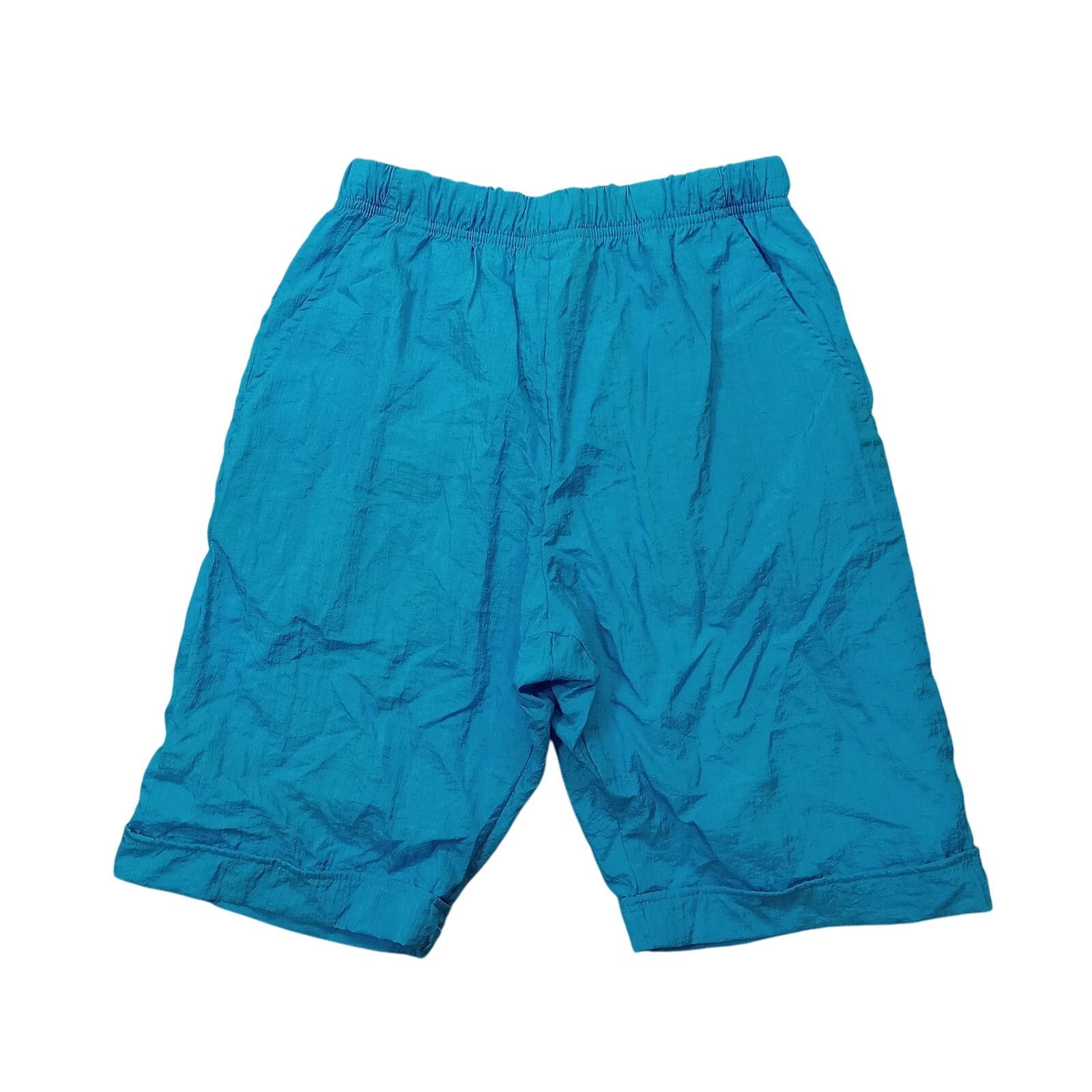 & Other Stories Vintage 90's K. Young Shorts Womens M Blue Size 24" / US 00 / IT 34 - 1 Thumbnail