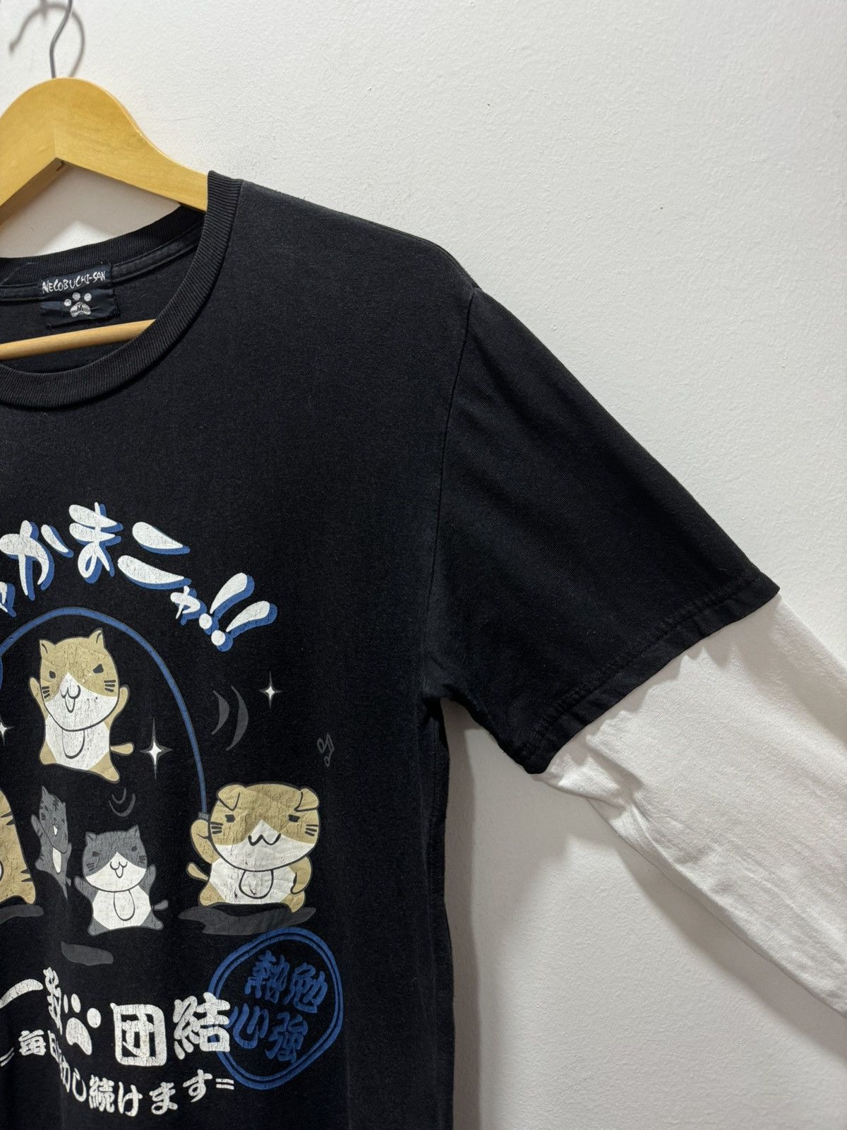 Japanese Brand × Vintage VINTAGE NECHOBICHI-SAN ANIME BIG LOGO LONG SLEEVE TEE Size US S / EU 44-46 / 1 - 3 Thumbnail