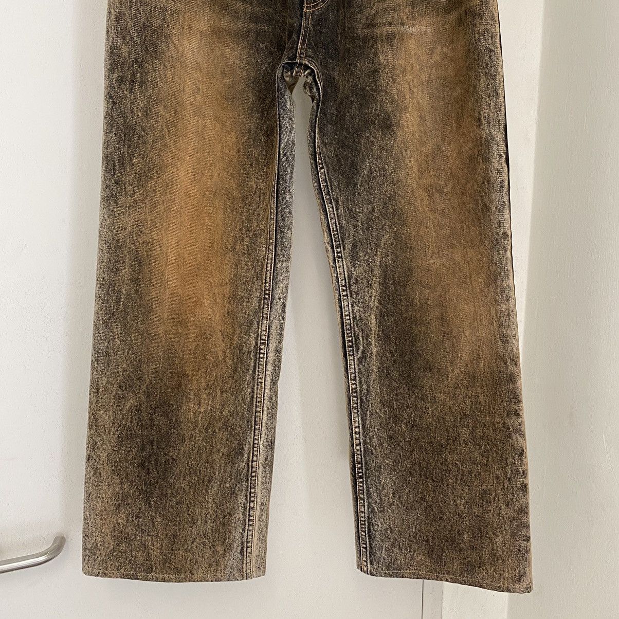 Le Grande Bleu (L.G.B.) L.G.B Rabbit Wide Leg Rusty Black Oversized Jeans Size US 31 - 4 Thumbnail