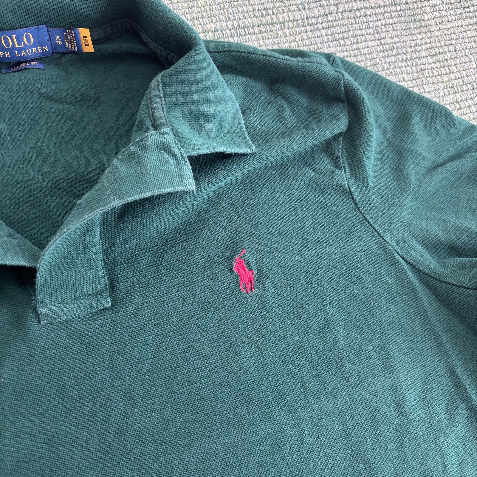 Polo Ralph Lauren Modern pre-owned Polo Ralph Lauren green collared polo shirt Size US XL / EU 56 / 4 - 5 Thumbnail