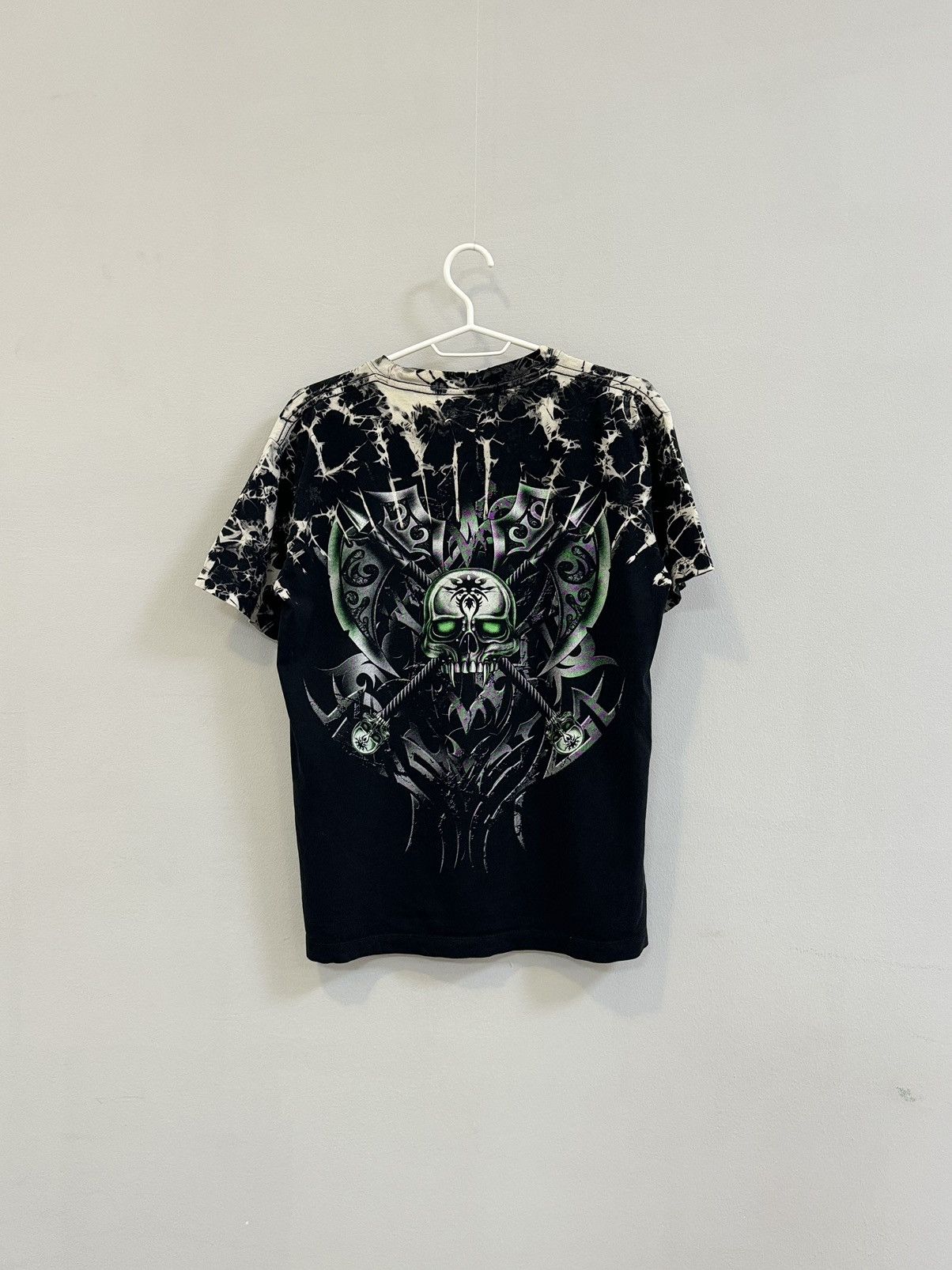 Band Tees Y2K Grim Reaper Skull Demon Emo Grunge Tee phosphorus Size US S / EU 44-46 / 1 - 2 Thumbnail