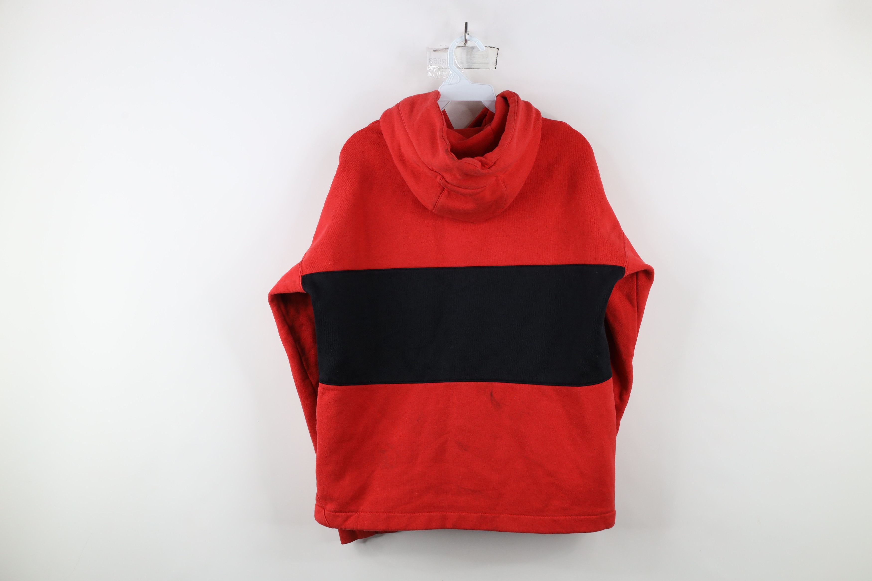 Nike × Vintage Vintage Y2K Nike Air Spell Out Big Swoosh Hoodie Sweatshirt Size US M / EU 48-50 / 2 - 12 Thumbnail