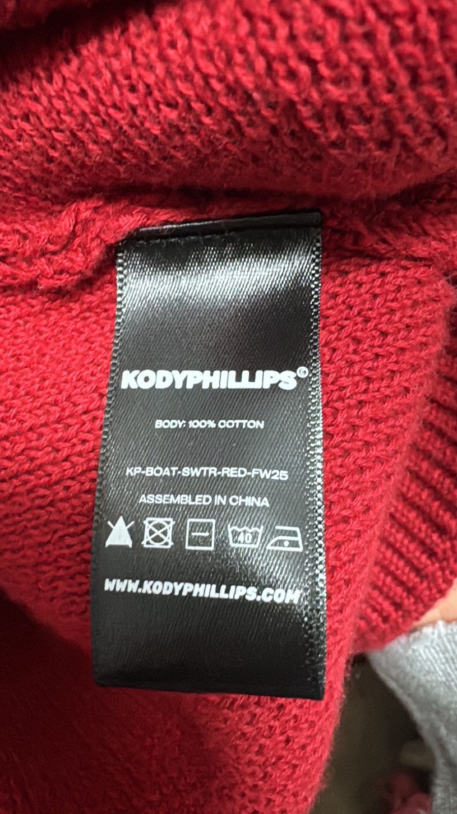 Kody Phillips Kody Phillips red boatneck sweater Size US L / EU 52-54 / 3 - 3 Thumbnail