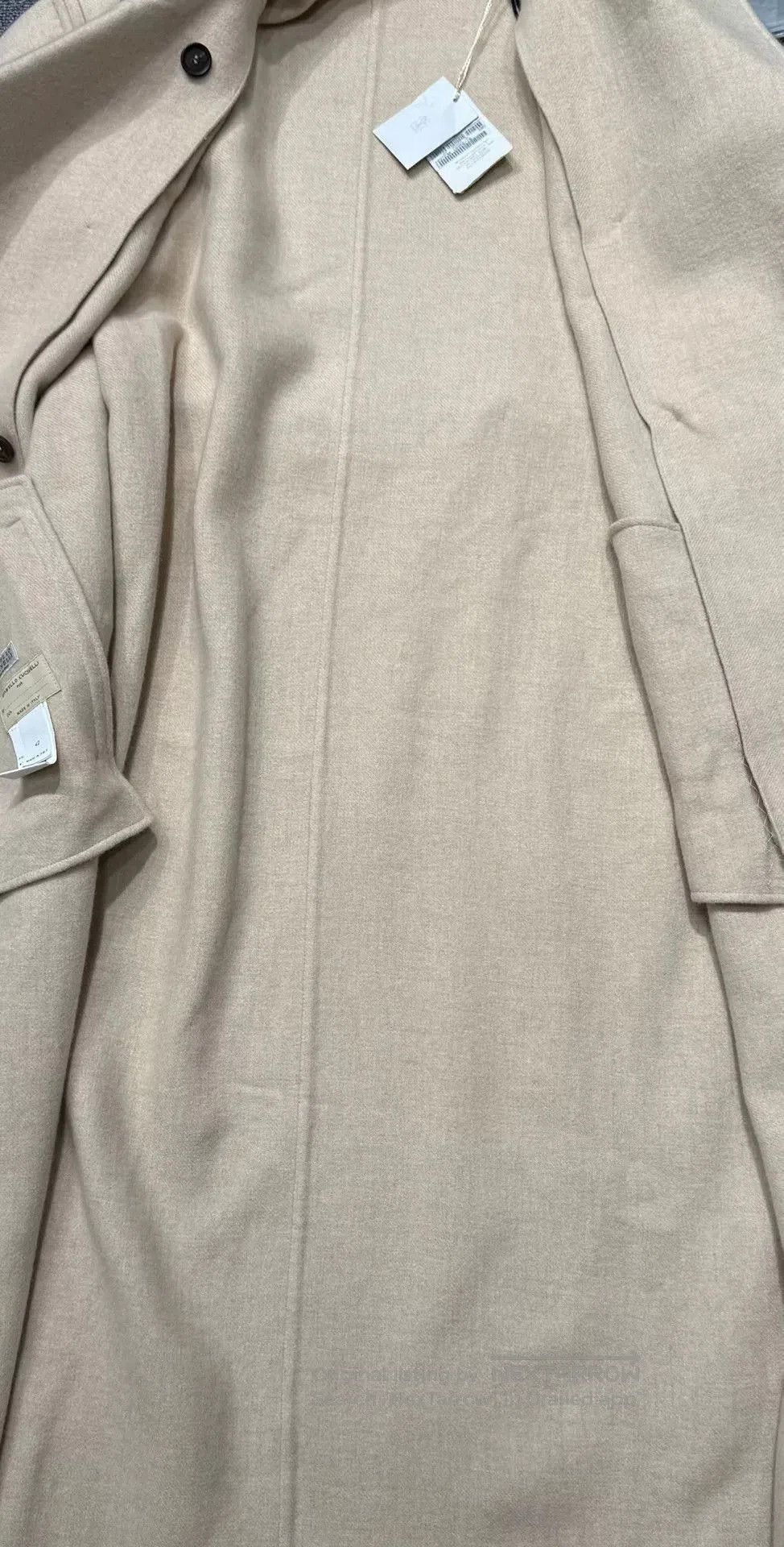 Brunello Cucinelli Brunello Cucinelli Double-Breasted Coat. Size US XXS / EU 40 - 4 Thumbnail