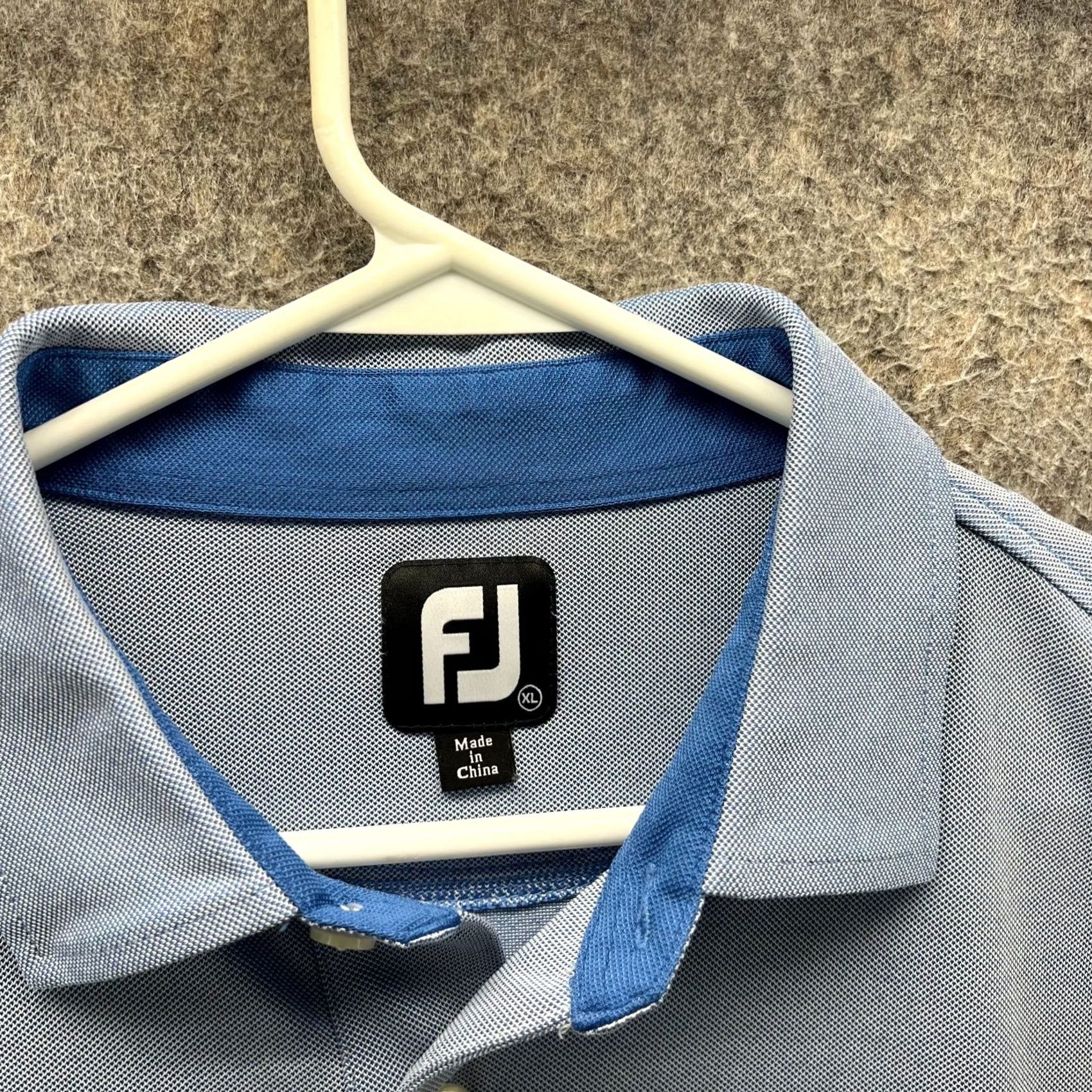 Footjoy FootJoy Polo Shirt Mens XL Blue White Colorblock Golf Shirt Polo Size US XL / EU 56 / 4 - 6 Thumbnail