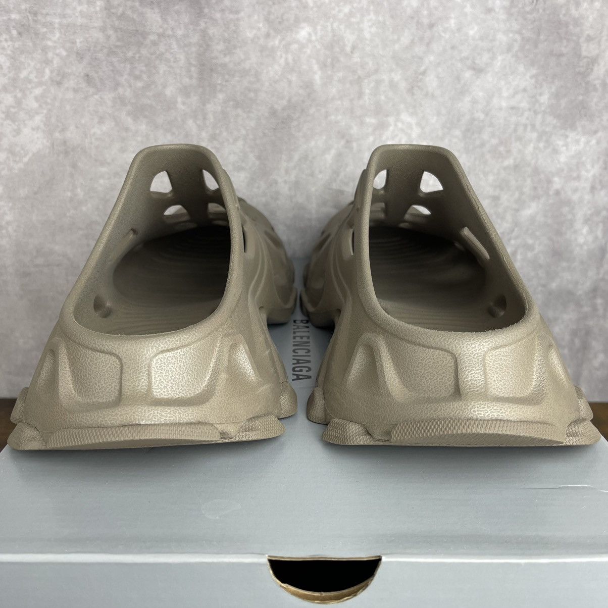 Balenciaga NEW Balenciaga HD Mule Dark Beige Mens Designer Slip-On Shoe Size US 12 / EU 45 - 7 Thumbnail