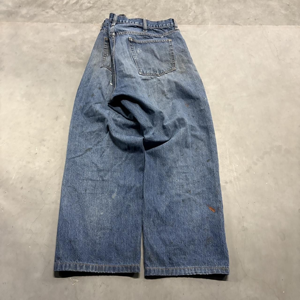 Old Navy × Vintage Crazy Vintage Y2K/2000s Baggy Old navy Streetwear Style Medium Wash ripped Denim Jeans! Size US 38 / EU 54 - 7 Thumbnail