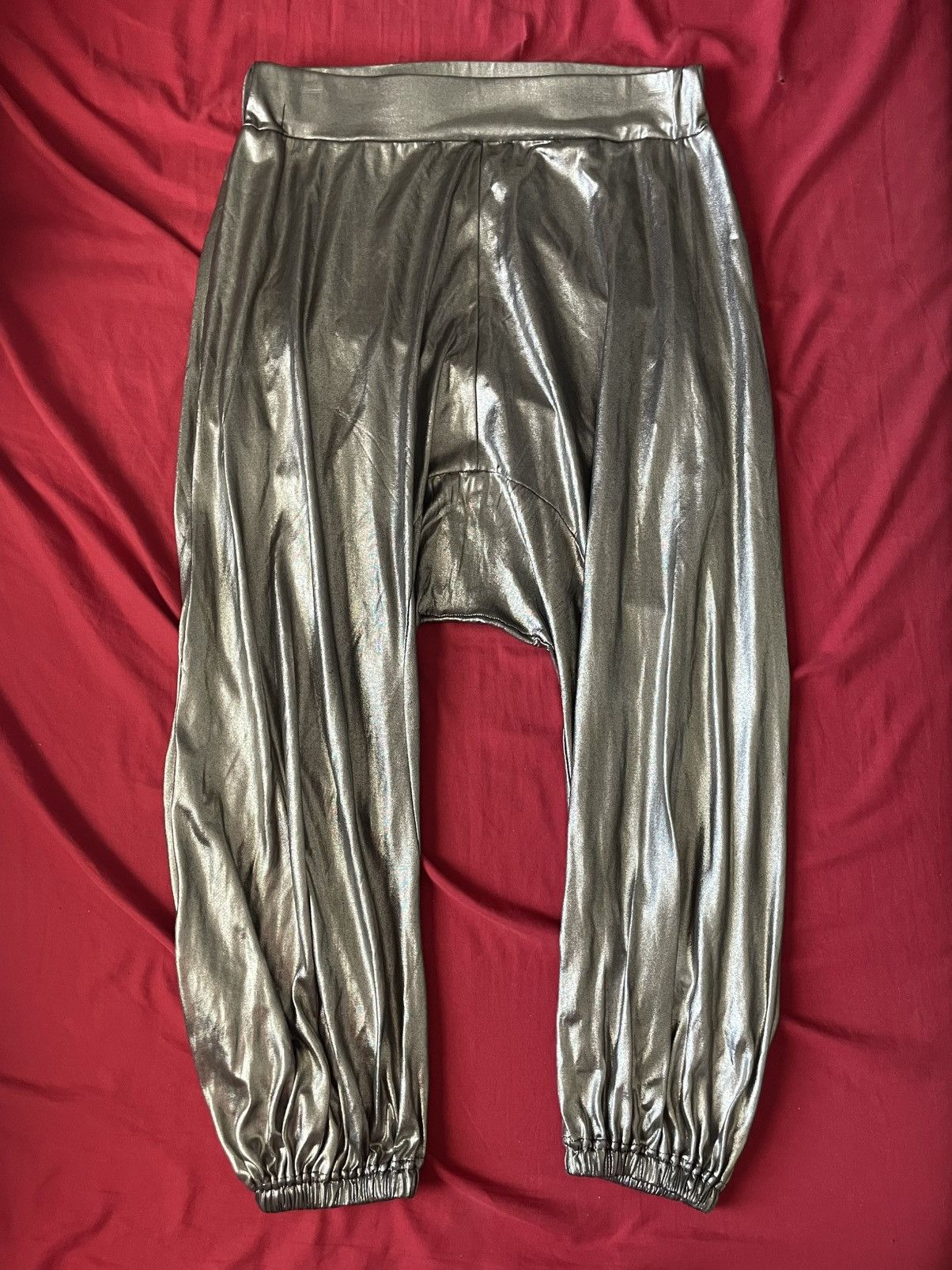 If Six Was Nine If Six Was Nine Silver Silk Sarrouel Pants Size US 31 - 1 Thumbnail
