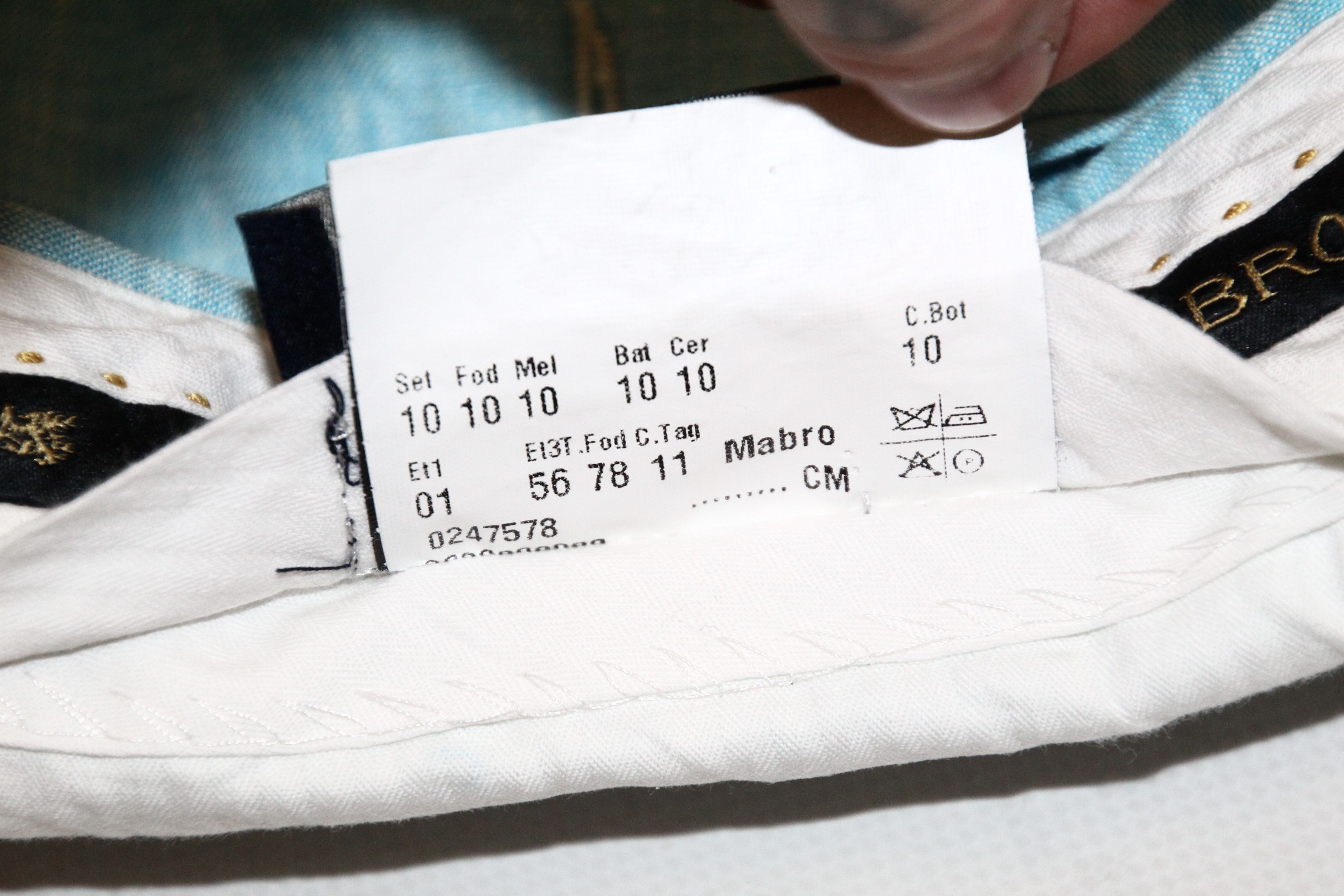 Eidos Napoli Gaiola Napoli x Massa Capri Aquamarine Pure Linen Trousers Size US 40 / EU 56 - 9 Thumbnail