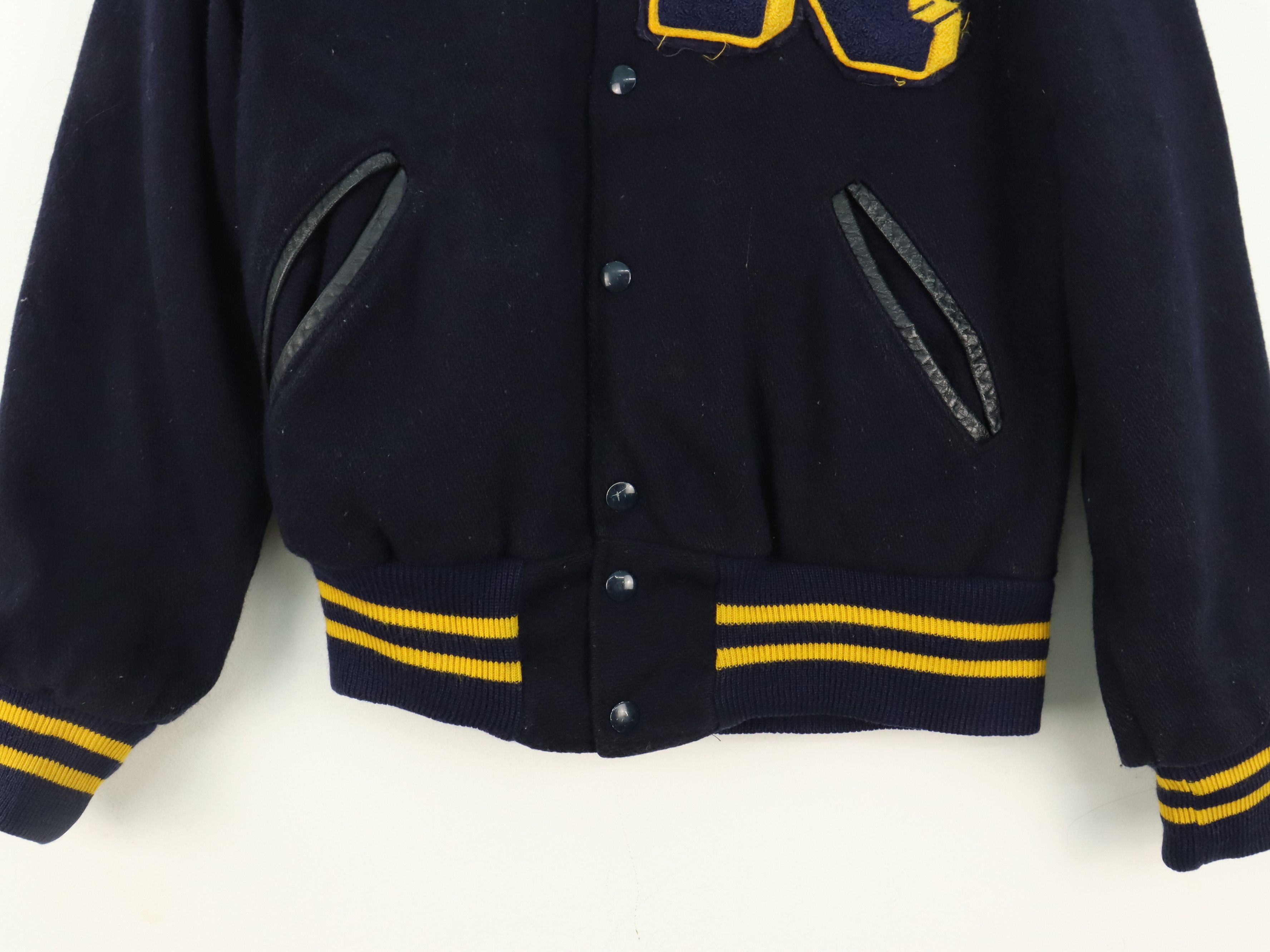Vintage Vintage Holloway Wool Varsity Letterman Jacket MADE IN USA Size US M / EU 48-50 / 2 - 8 Thumbnail