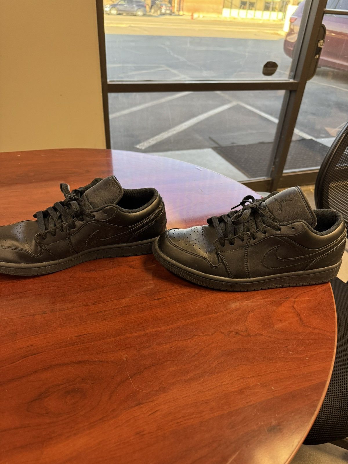 Jordan Brand Black Jordan 1 lows Size US 11 / EU 44 - 4 Thumbnail