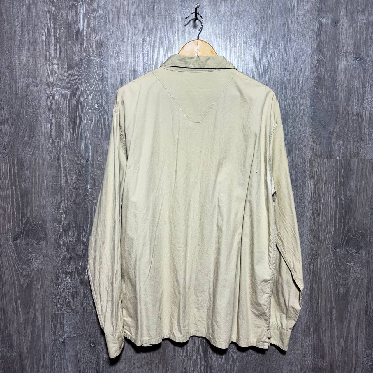 Stone Island Rare! Vintage Stone Island Denim shirt Beige size XL Size US XL / EU 56 / 4 - 6 Thumbnail