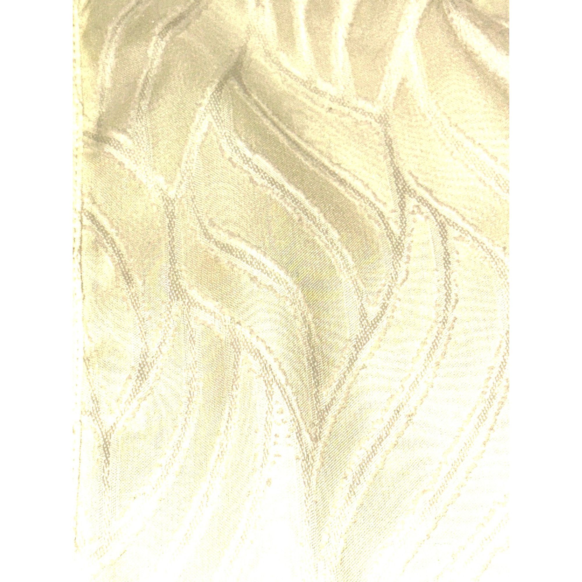 Other CCC Sheer Beige White Sleeveless Halter Blouse Leaf Pattern Size M / US 6-8 / IT 42-44 - 6 Thumbnail