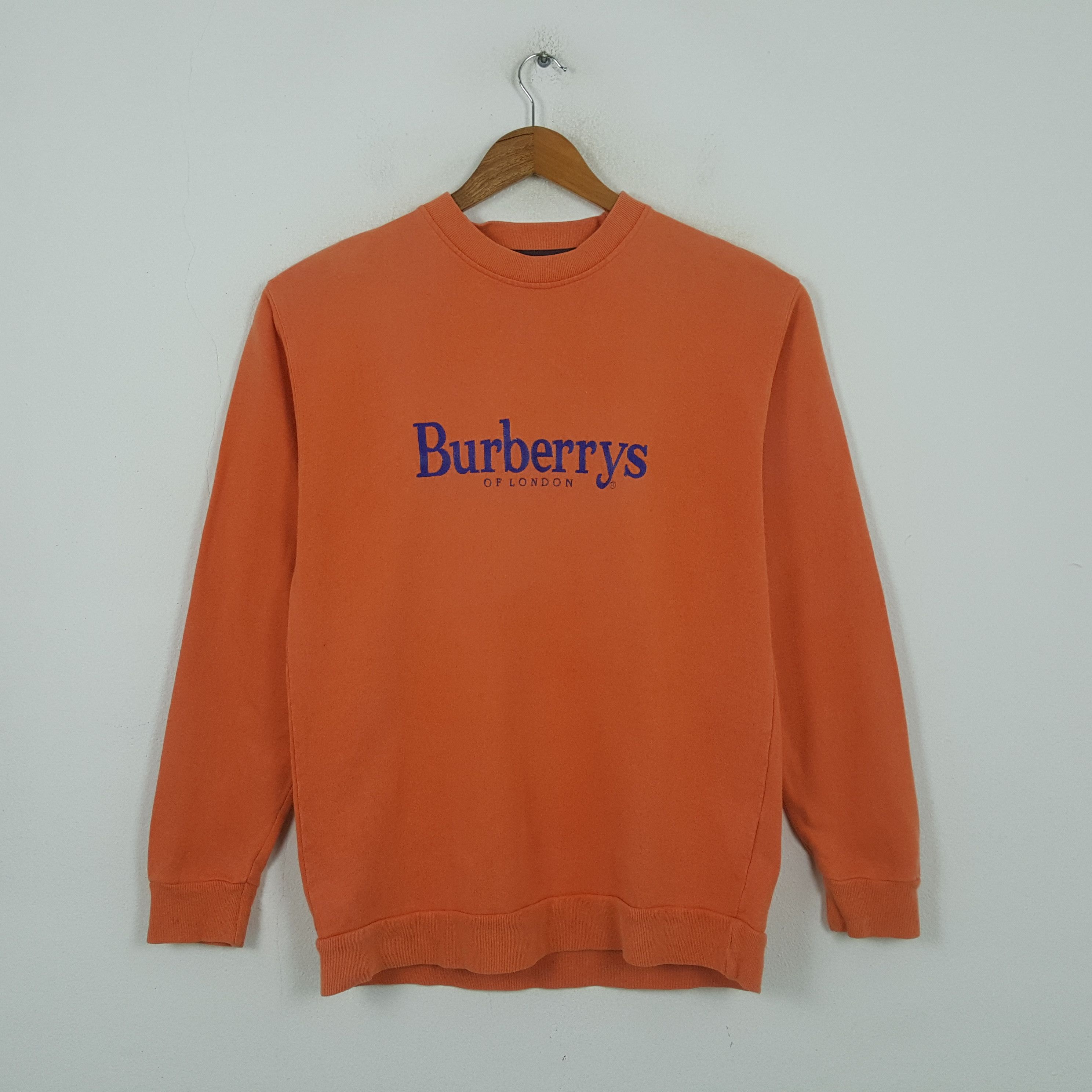 Burberry Vintage Burberry's Of London Fashion Brand Sweatshirt RR12 Size US M / EU 48-50 / 2 - 1 Thumbnail