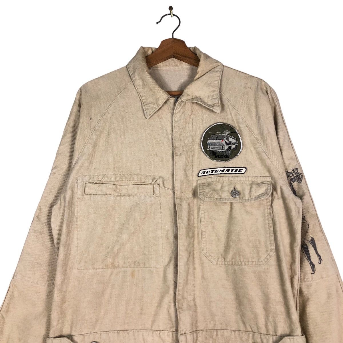 Hysteric Glamour 🔥Punk Design Style Overall Ozone Rocks Full Patches Size US 40 / EU 56 - 3 Thumbnail
