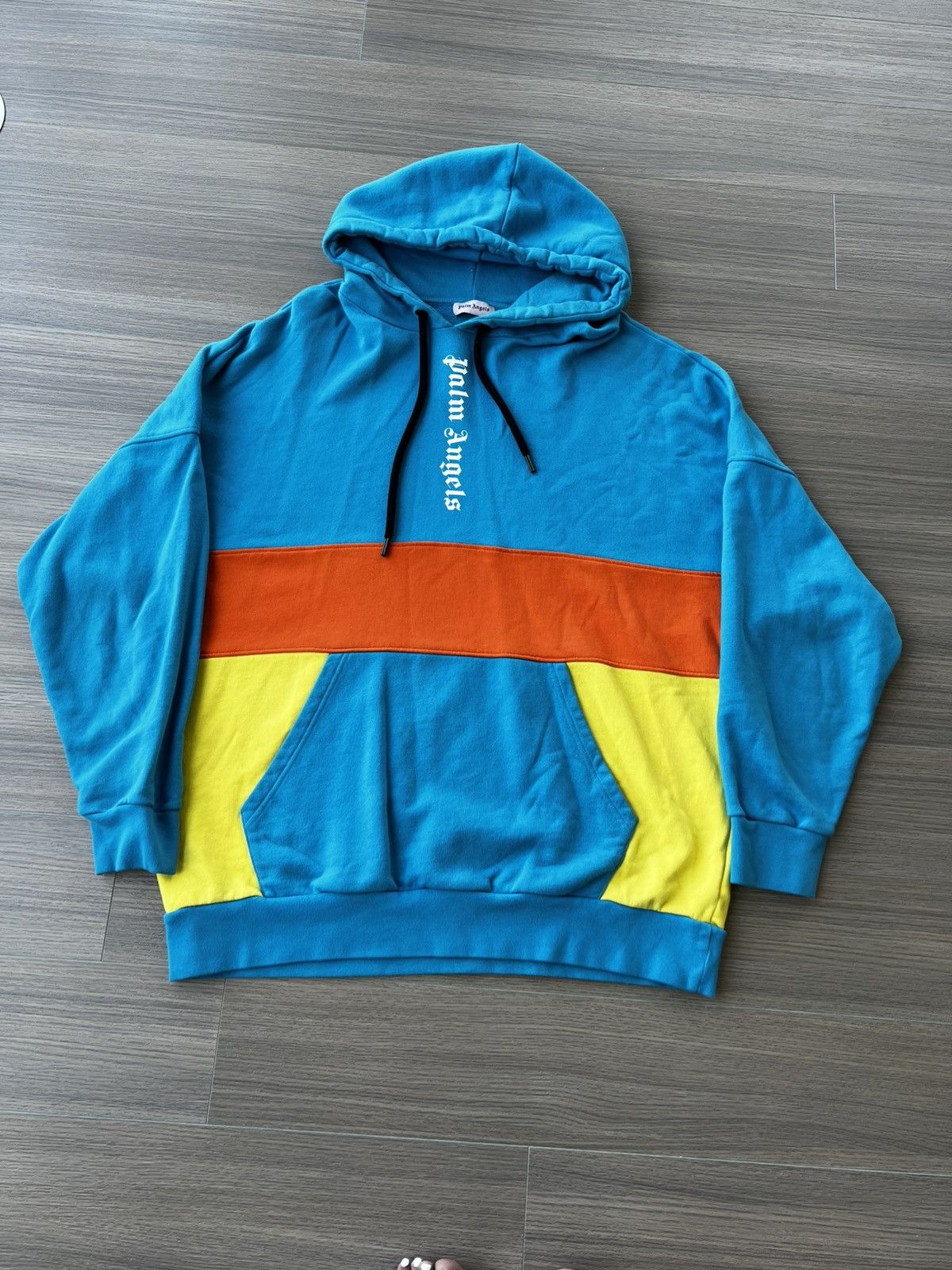 Palm Angels PALM ANGELS Color-block Hoodie Size US XL / EU 56 / 4 - 1 Thumbnail