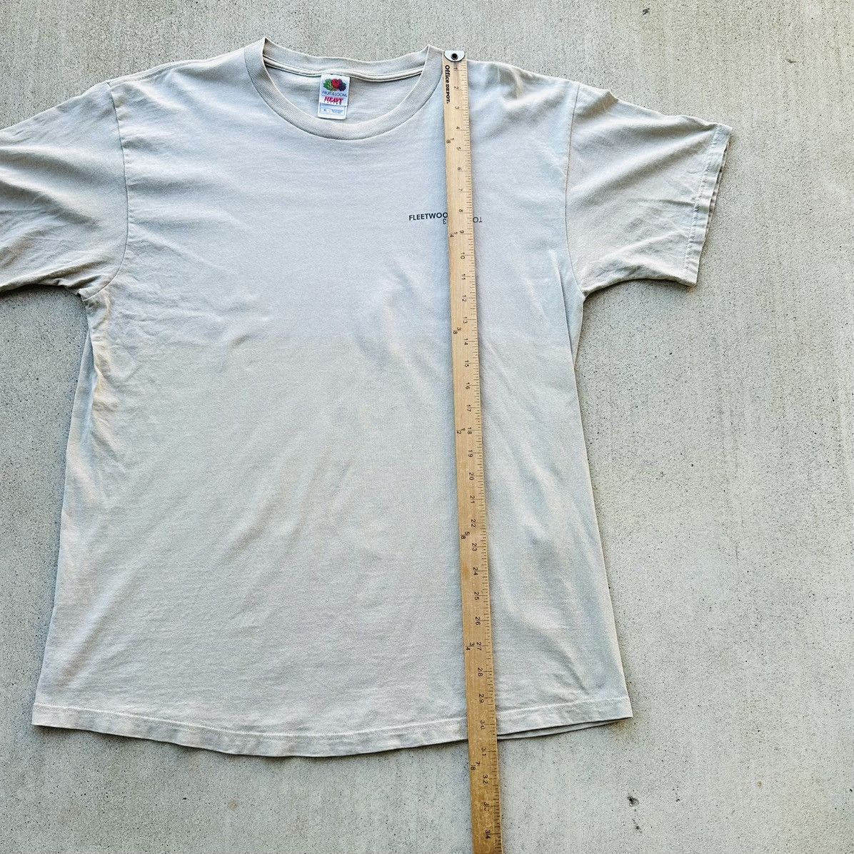 Band Tees × Fruit Of The Loom × Vintage Vintage Fleetwood Mac Concert T Shirt 03 Local Crew Xl FOTL Size US XL / EU 56 / 4 - 6 Thumbnail