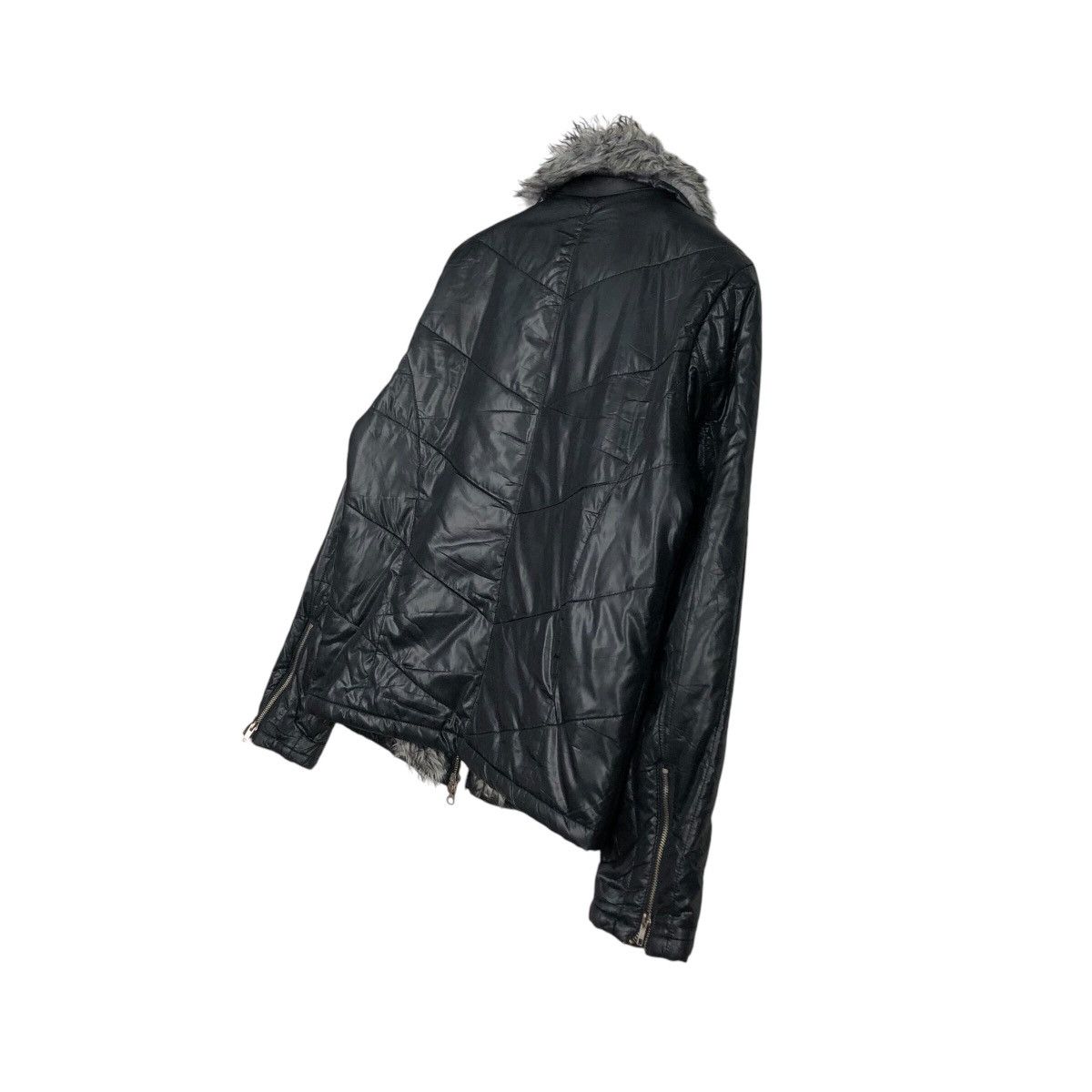 Japanese Brand 📌Vintage Light Puffer Jacket Spinash Mink Fur Hoodie Size US L / EU 52-54 / 3 - 11 Thumbnail