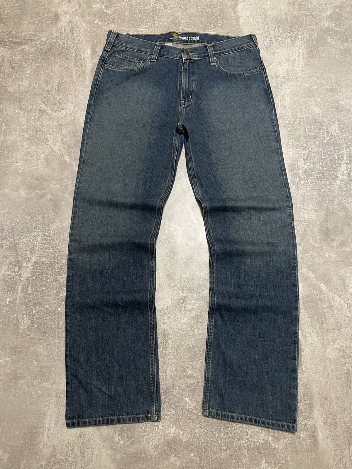 Carhartt × Vintage Vintage Carhartt Denim Relaxed Jeans 36/34 Size US 36 / EU 52 - 7 Thumbnail