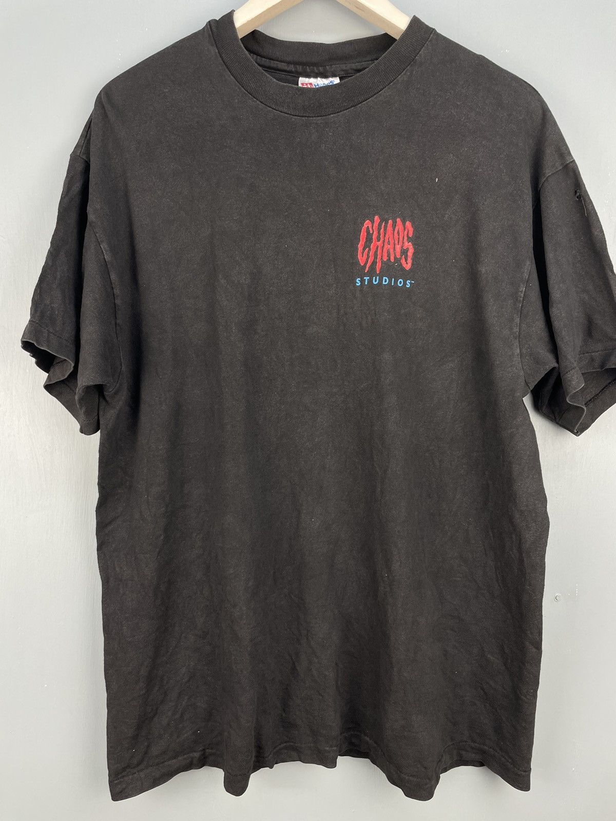 Vintage Vintage 90s Chaos Studios Blizzard Entertainment Games tee Size US L / EU 52-54 / 3 - 3 Thumbnail
