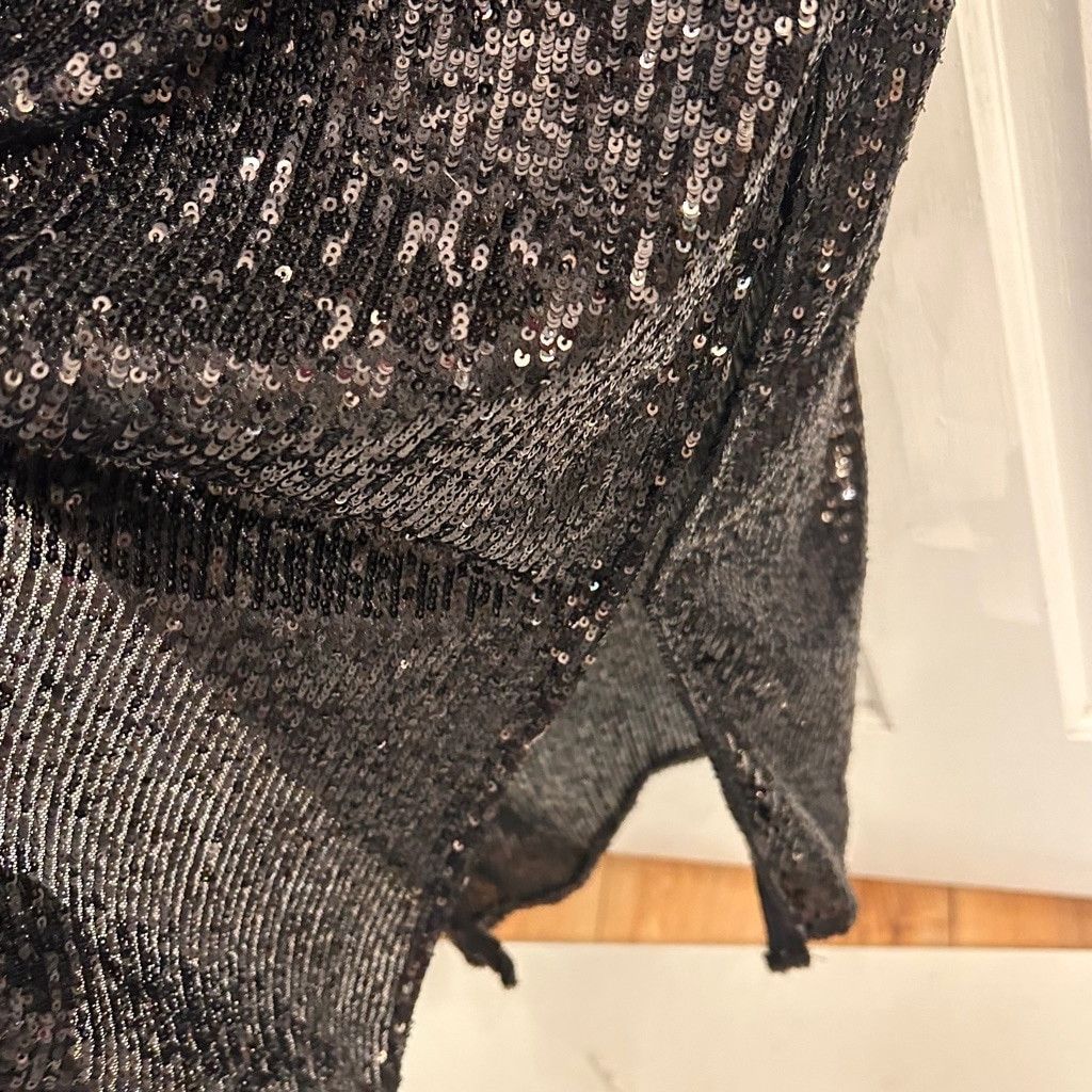 Show Me Your MuMu Show Me Your Mumu Blk Sequin Midi Dress S Size XS / US 0-2 / IT 36-38 - 13 Thumbnail