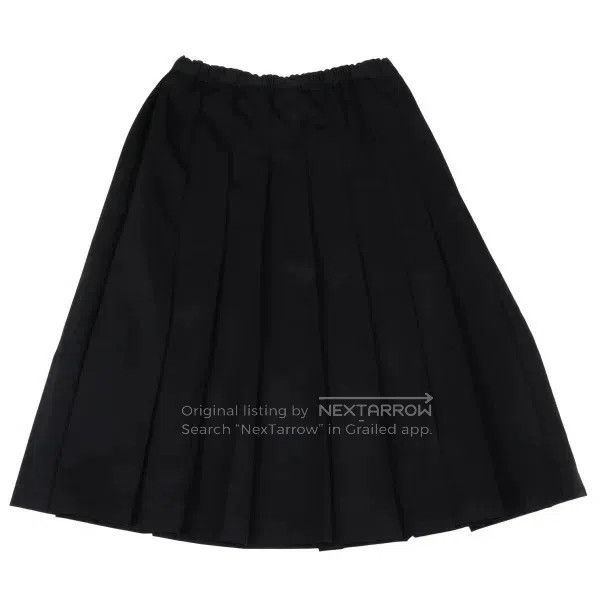 Comme des Garcons Comme des Garcons size L Black and white vintage steel plea Size 23" - 2 Thumbnail