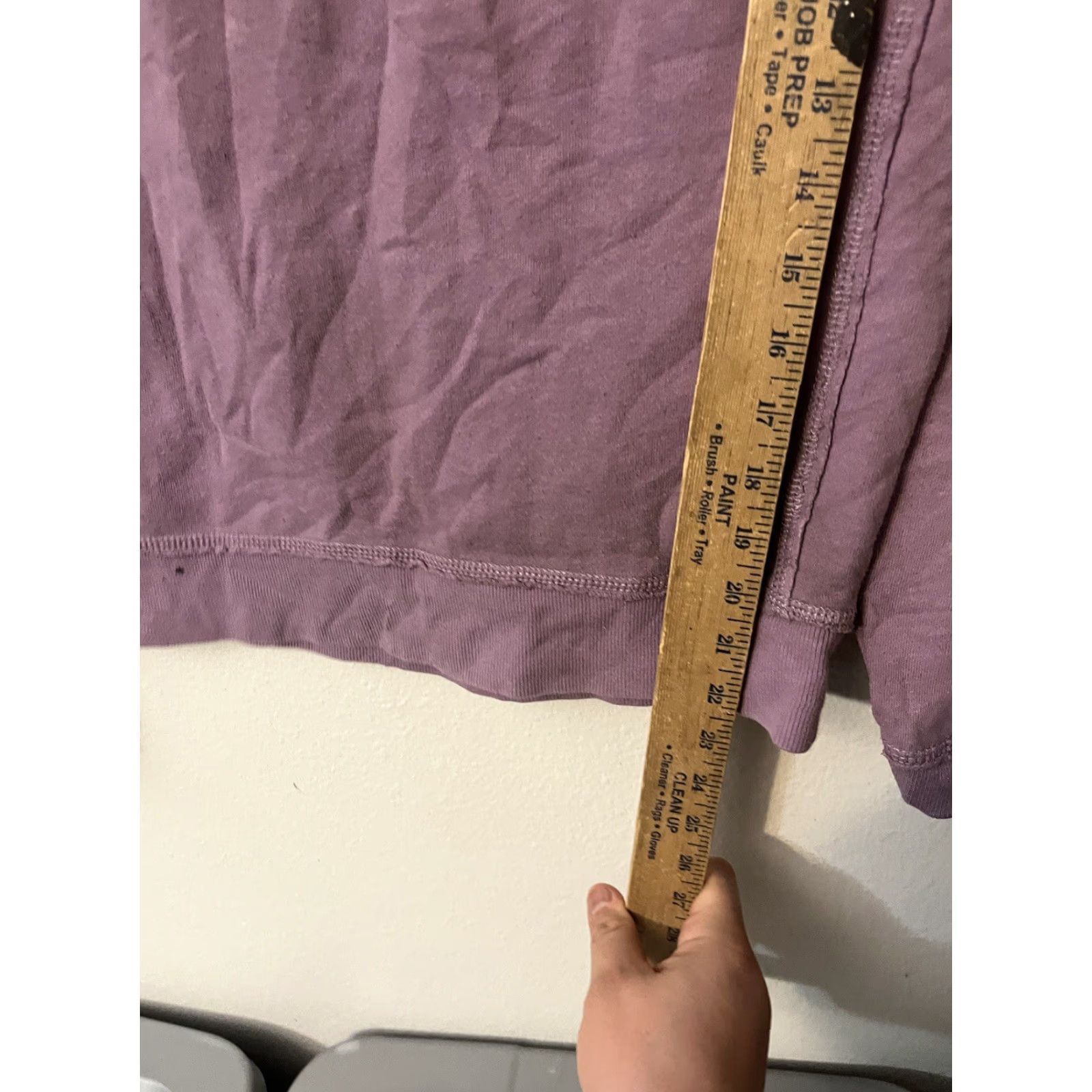 American Eagle Outfitters American Eagle Pullover Hoodie Womens Medium Purple Solid Activewear Size M / US 6-8 / IT 42-44 - 4 Thumbnail