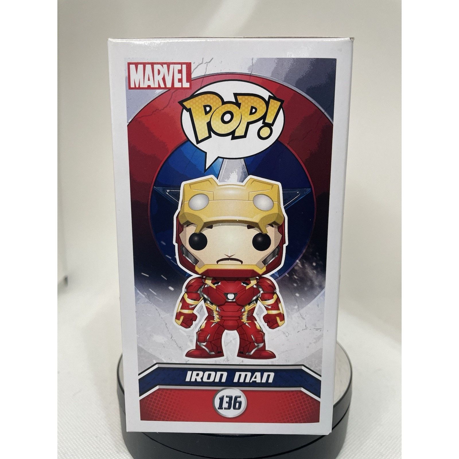 Marvel Comics Funko Pop! Iron Man (Unmasked) - Hot Topic (Exclusive) #136 Size ONE SIZE - 8 Thumbnail