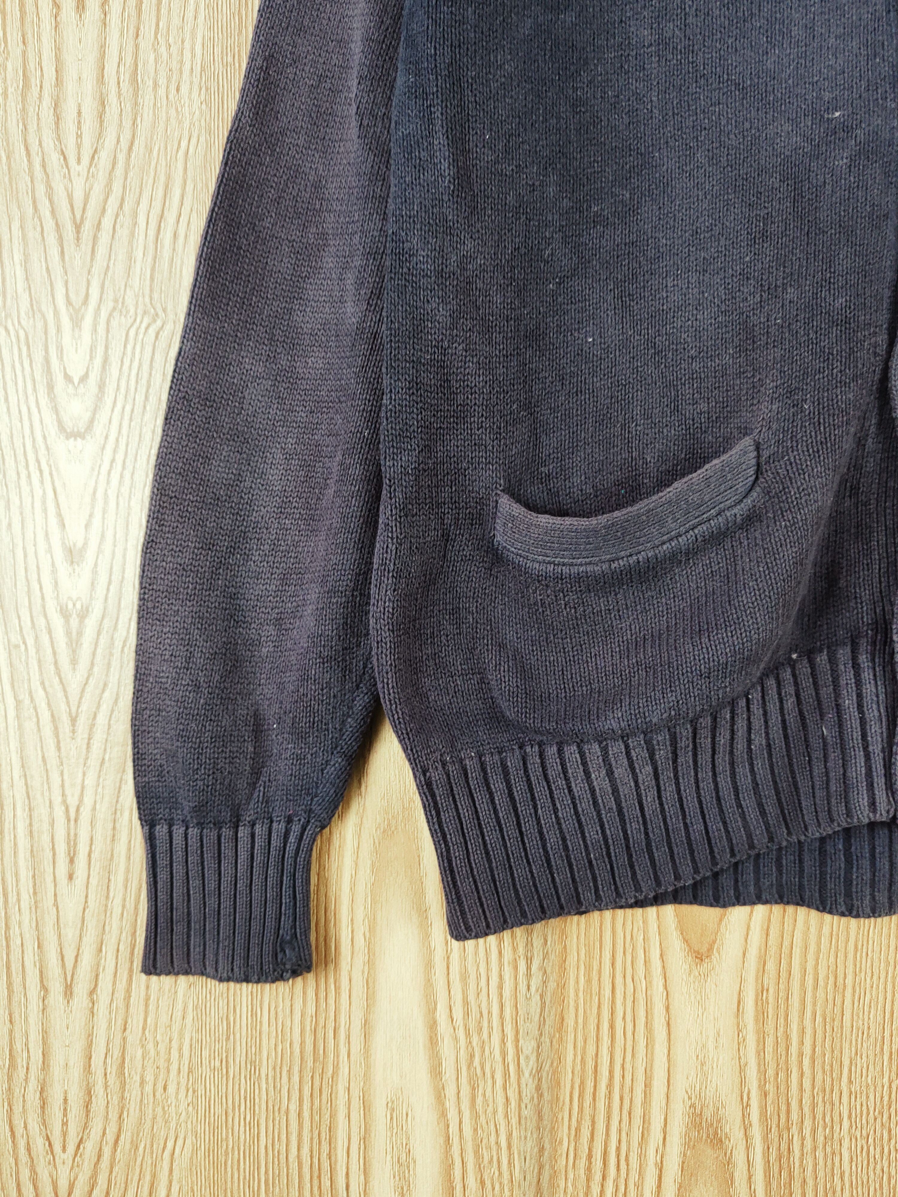 Homespun Knitwear × Vintage COOL💥Knights of Round Tables Navy Faded Knitwear Cardigan Size US M / EU 48-50 / 2 - 4 Thumbnail