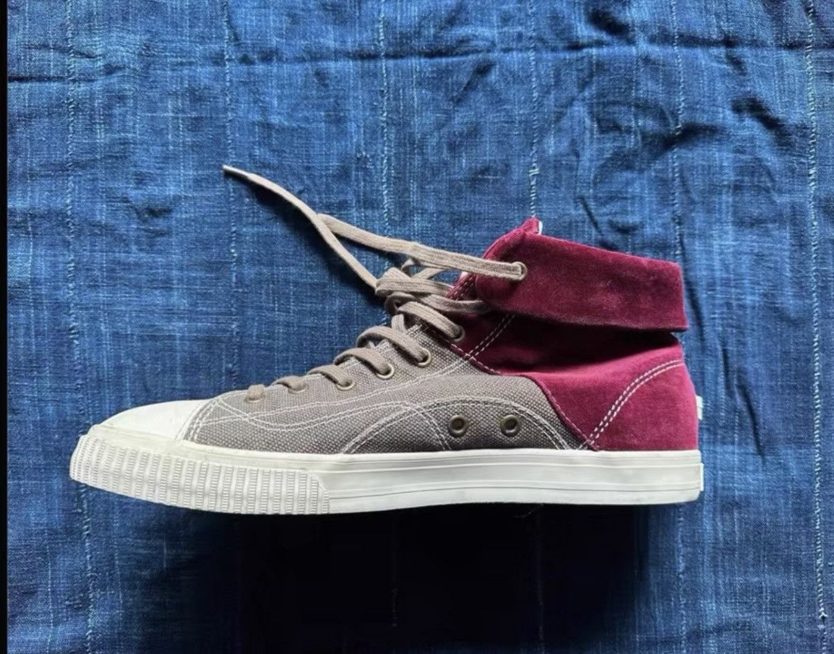 Visvim Visvim Gabo HI High-Top Spliced Sneakers J40 Size US 10 / EU 43 - 2 Thumbnail