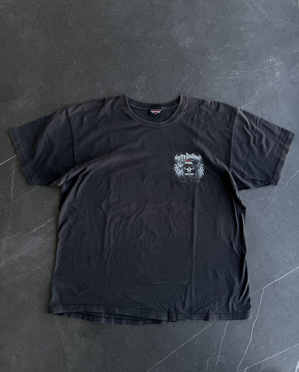 Harley Davidson × Vintage Vintage Harley Davidson Cafe Tee Size US XL / EU 56 / 4 - 1 Thumbnail