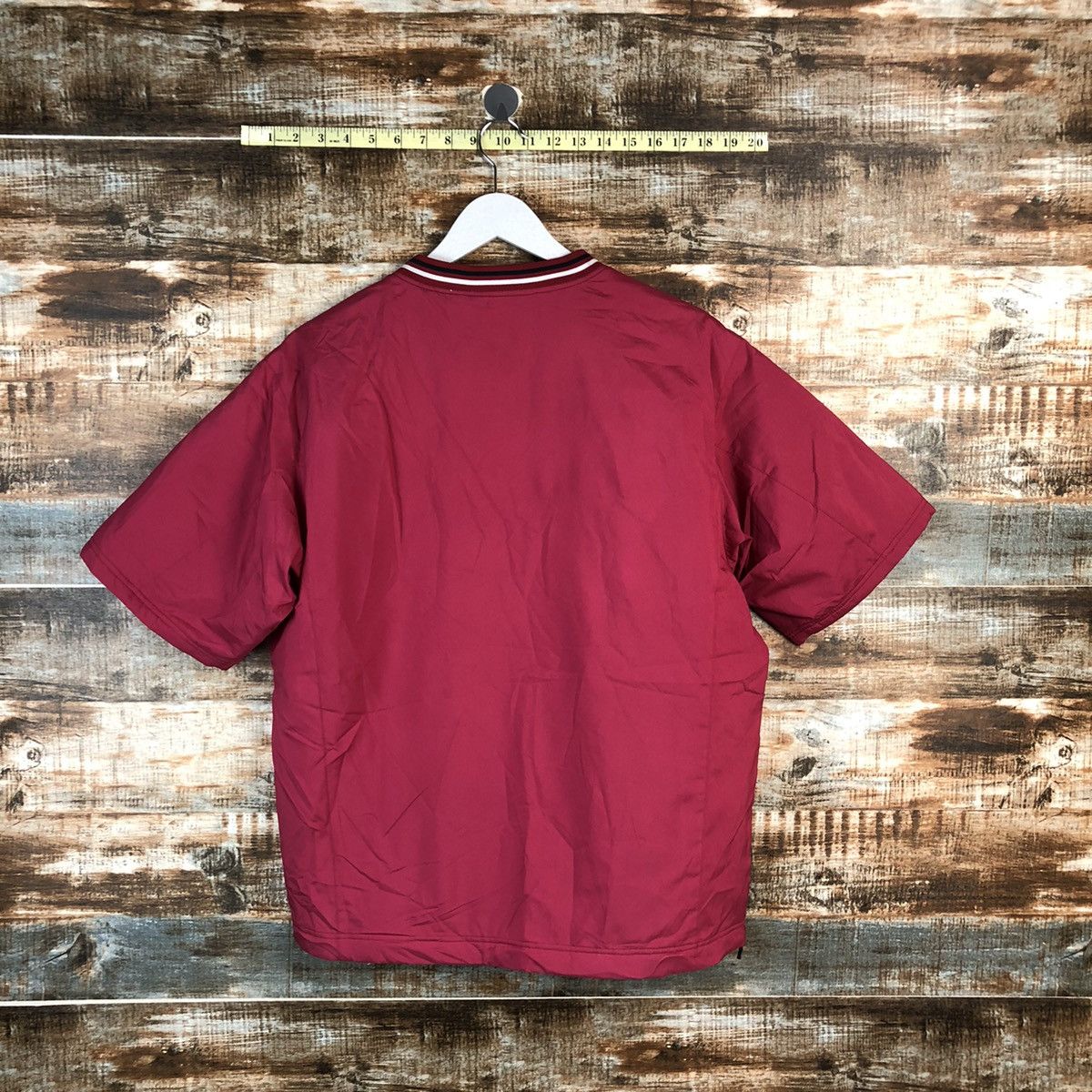 Japanese Brand Munsingwear Maroon shirt #A2204 Size US L / EU 52-54 / 3 - 13 Thumbnail