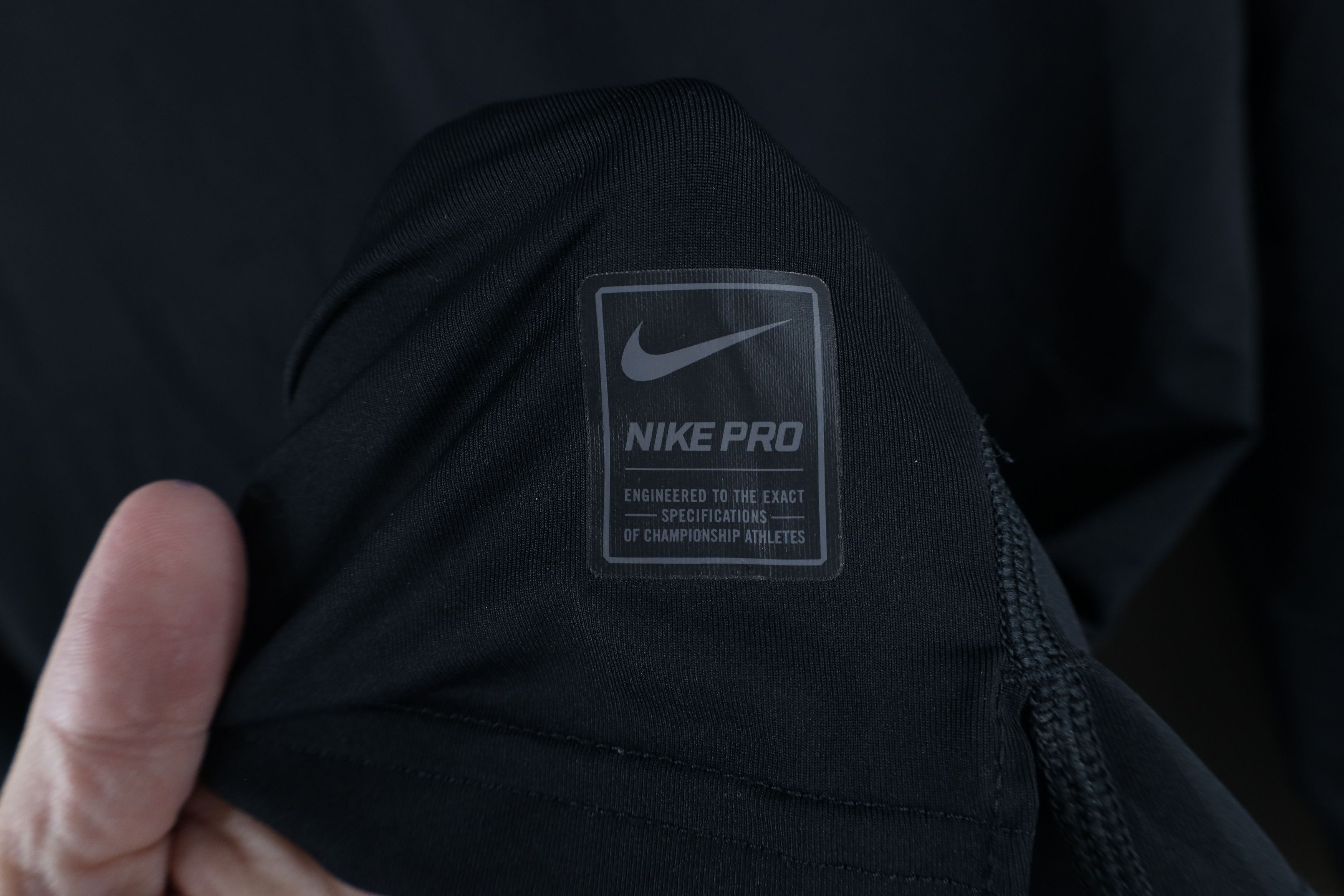 Nike × Vintage Nike Pro Vented Training Gym Long Sleeve T-Shirt Black Size US L / EU 52-54 / 3 - 5 Thumbnail