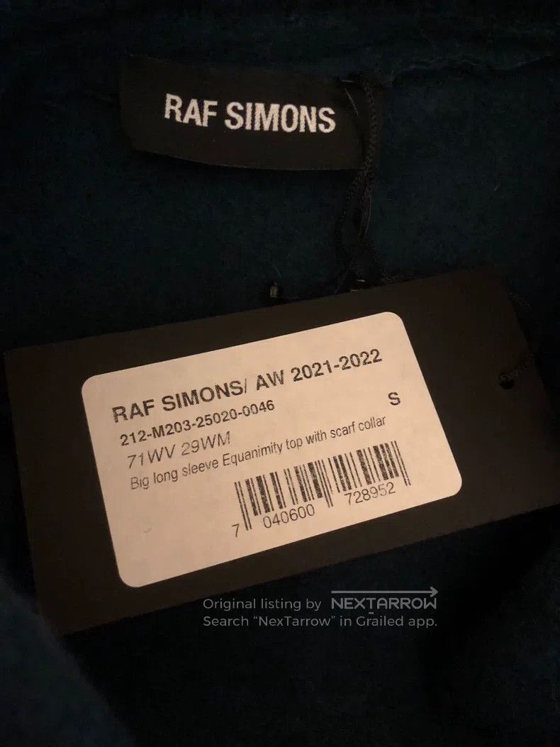 Raf Simons Raf Simons Oversized board-shaped woollen sweater Size US S / EU 44-46 / 1 - 3 Thumbnail