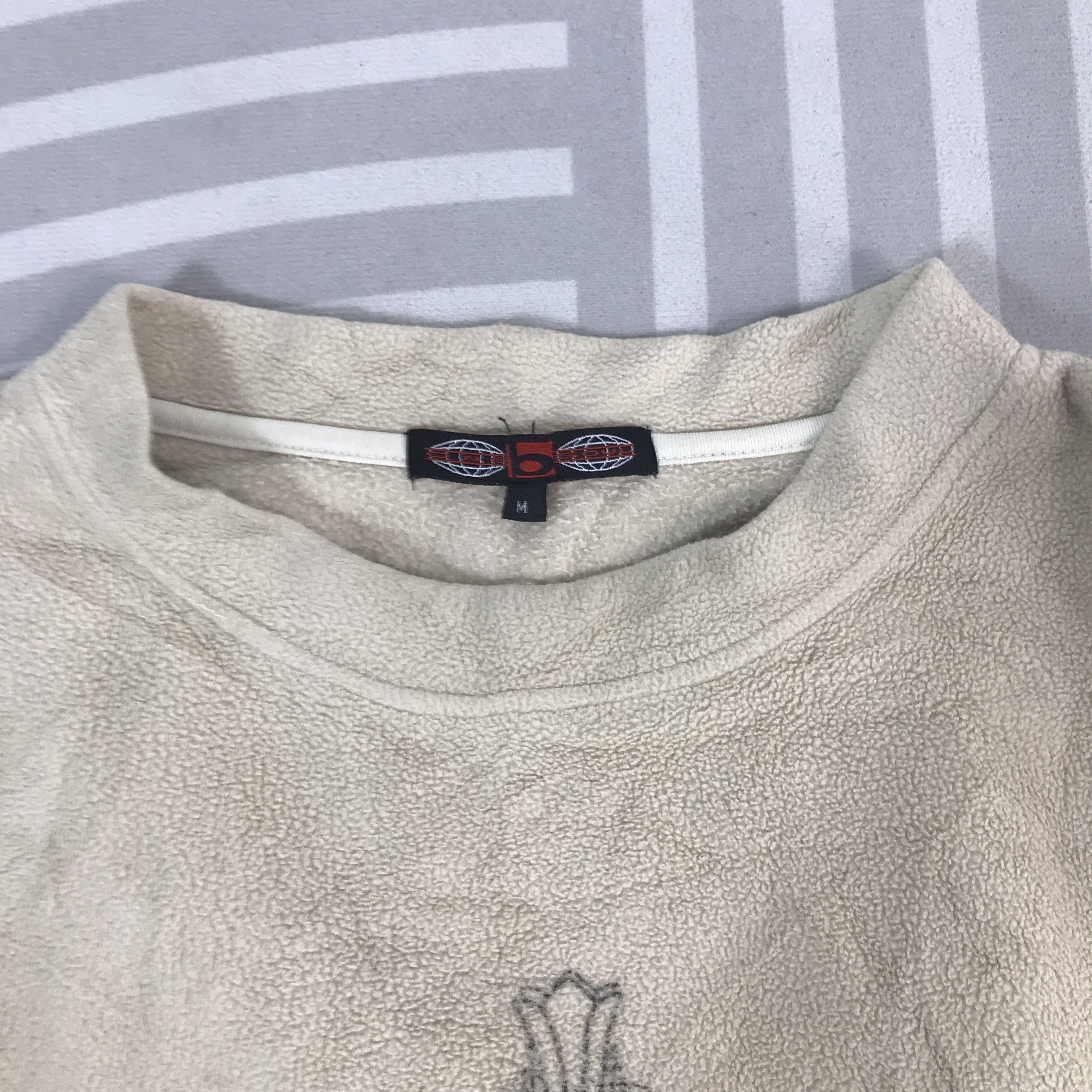 Japanese Brand Vintage One soul Japanese designs style Fleece sweater Size US L / EU 52-54 / 3 - 6 Thumbnail