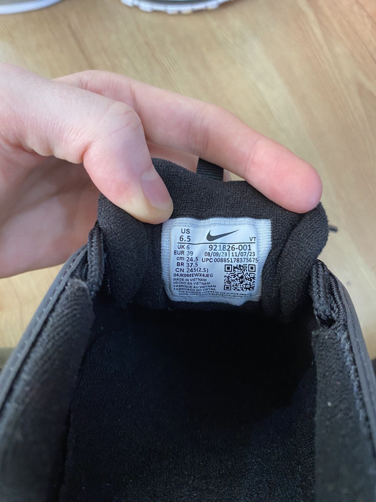 Nike Nike Air Max 97 921826-001 Black White Size US 6.5 / IT 36.5 - 5 Thumbnail