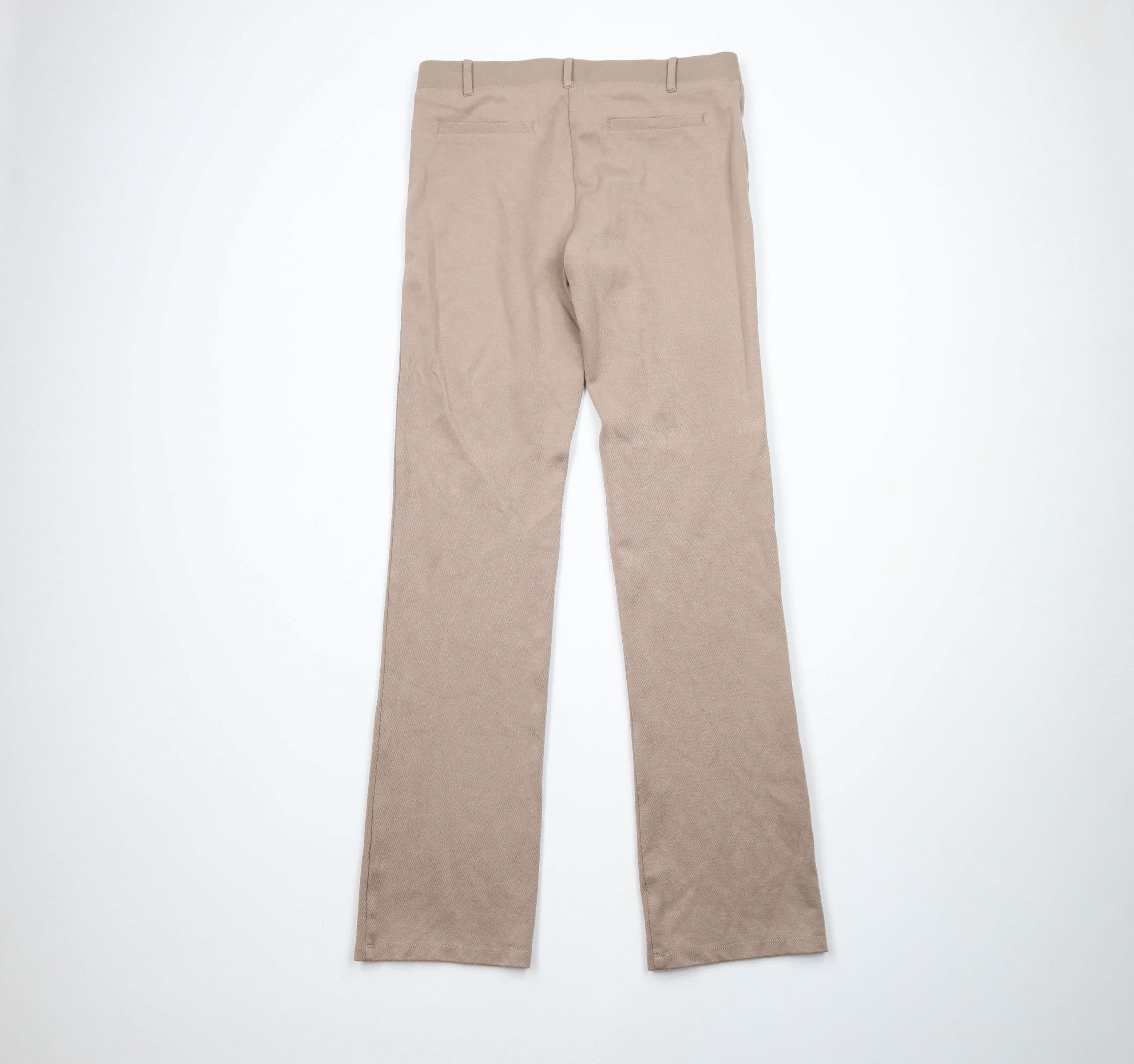 Betabrand × Vintage Betabrand Knit Classic Yoga Dress Pants Chinos Beige Tan Size 31" - 8 Thumbnail